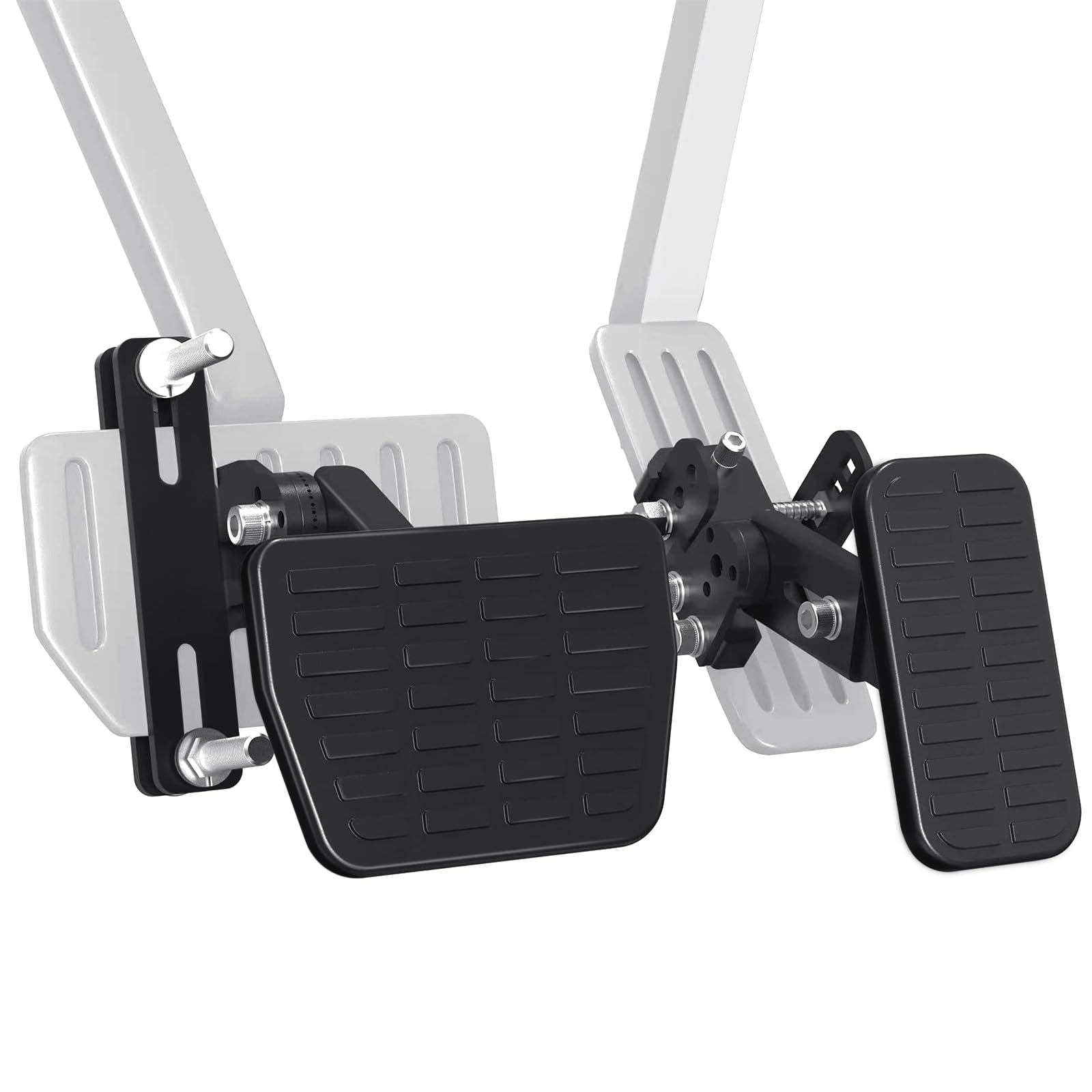 PARAROSE Pedal Extender for Brakes and Gas Pedal, Gas Pedal Extender with Adjustable Length and Angle for Short Drivers for Cars