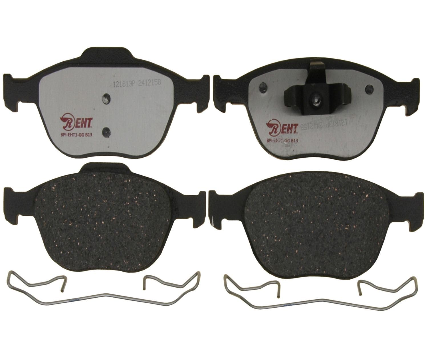 Raybestos Premium Raybestos Element3 Eht Replacement Front Brake Pad Set For Select 2002-2004 Ford Focus And 2010-2013 Ford Tran