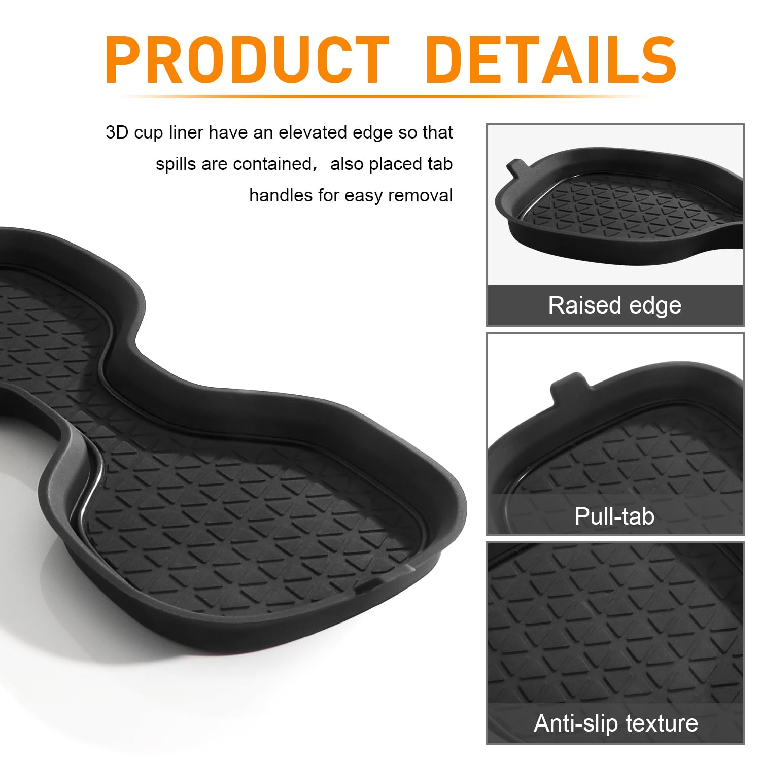 Kentuto 3D Cup Holder For Honda Crv Accessories 2023 2024 2025 Center Console Liner Inserts Silicone Anti-Dust Mat Pad Interior