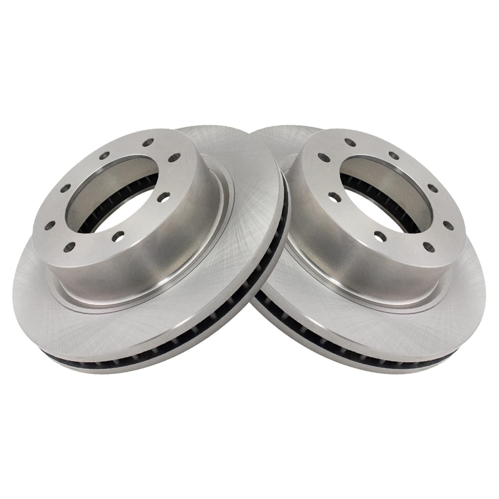 Trq Front Brake Rotors Set Vented Compatible With 2012-2021 Nissan Nv1500 Nv2500 Nv3500