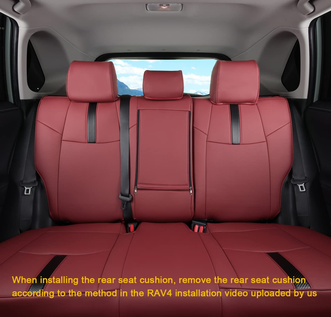 Luluda Custom Fit Rav4 Seat Covers Full Set For Toyota Rav4 2019 2020 2021 2022 2023 2024 2025 Le Limited Xle Hybrid With Waterp