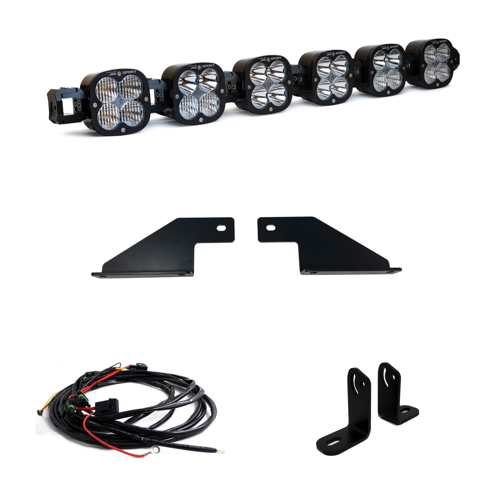 Baja Designs Xl Linkable Sport Led Bumper Light Kit For Ford F-150 Raptor 2021+ Truck (Multi-Pattern; Clear)