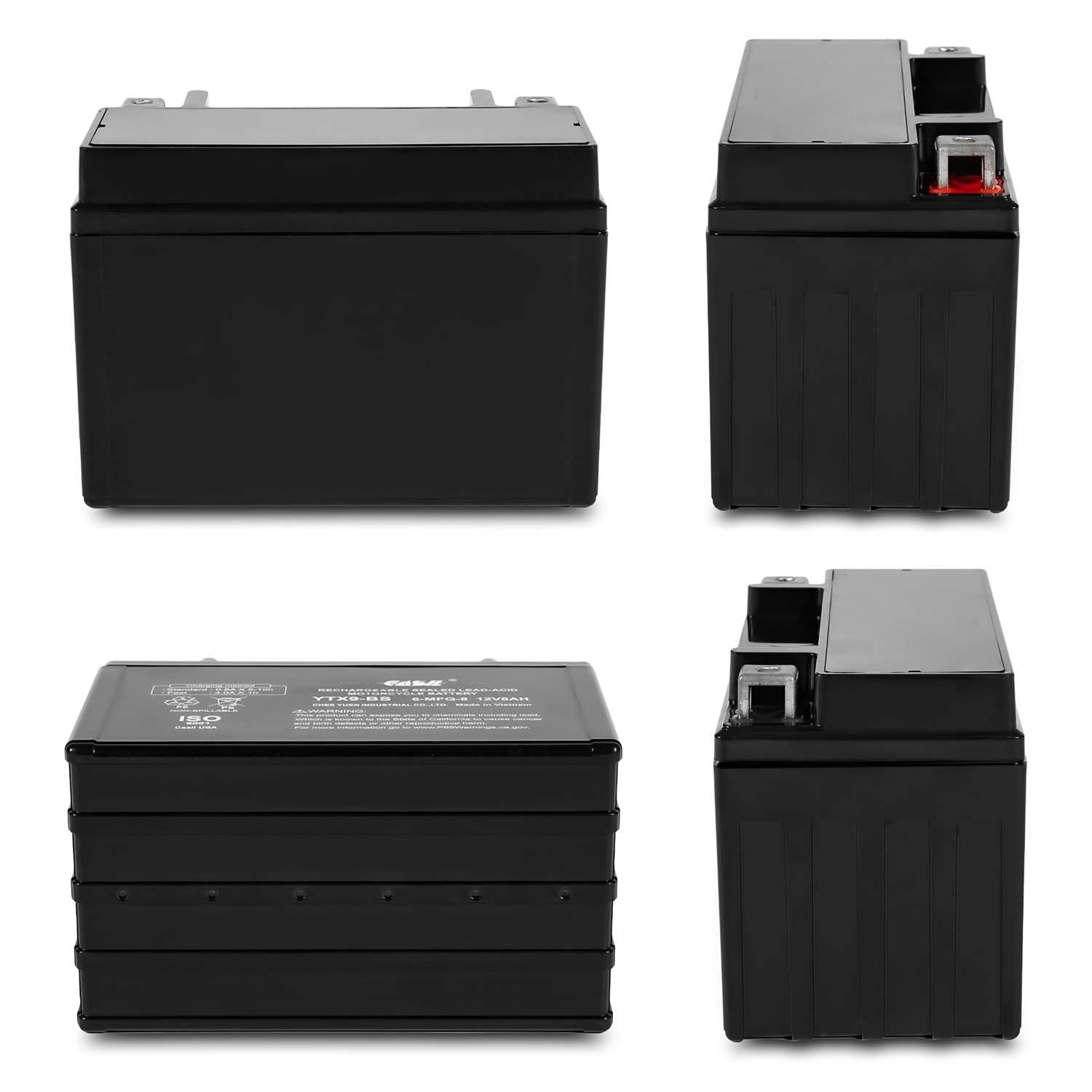 Ytx9-Bs - 12V 8Ah 135 Cca - Sla Power Sport Battery Lead_Acid_Battery - Casil Battery