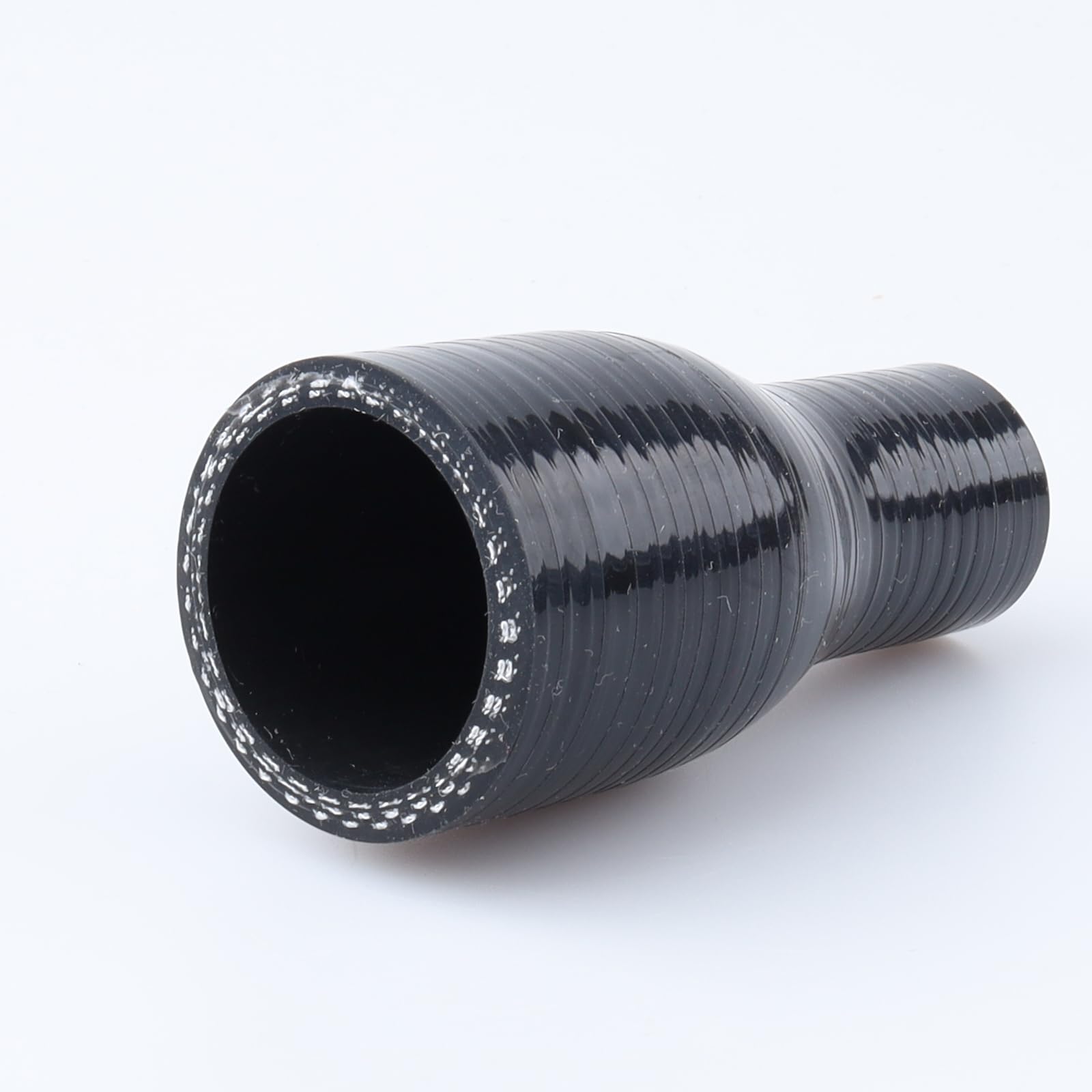 Ac Performance Id 1-3/16'' To 5/8'' (30Mm To 15Mm) Silicone Hose Straight Reducer 3-Ply Reinforced Black, 3'' Length