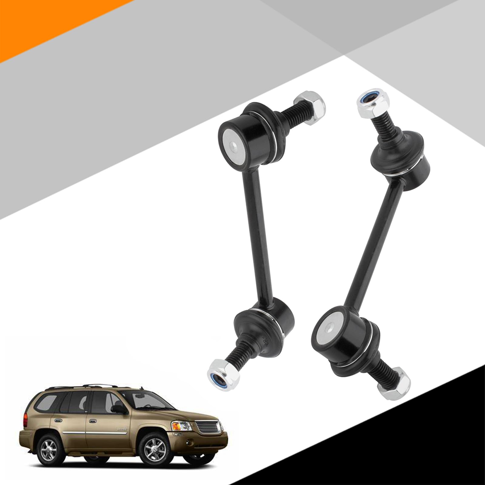 Xopiyao K6667 K6668 2Pcs Sway Bar Link Compatible With 2002-2009 Trailblazer 2002-2009 Gmc Envoy 2003-06 Ssr 2004-2007 Rainer,Su