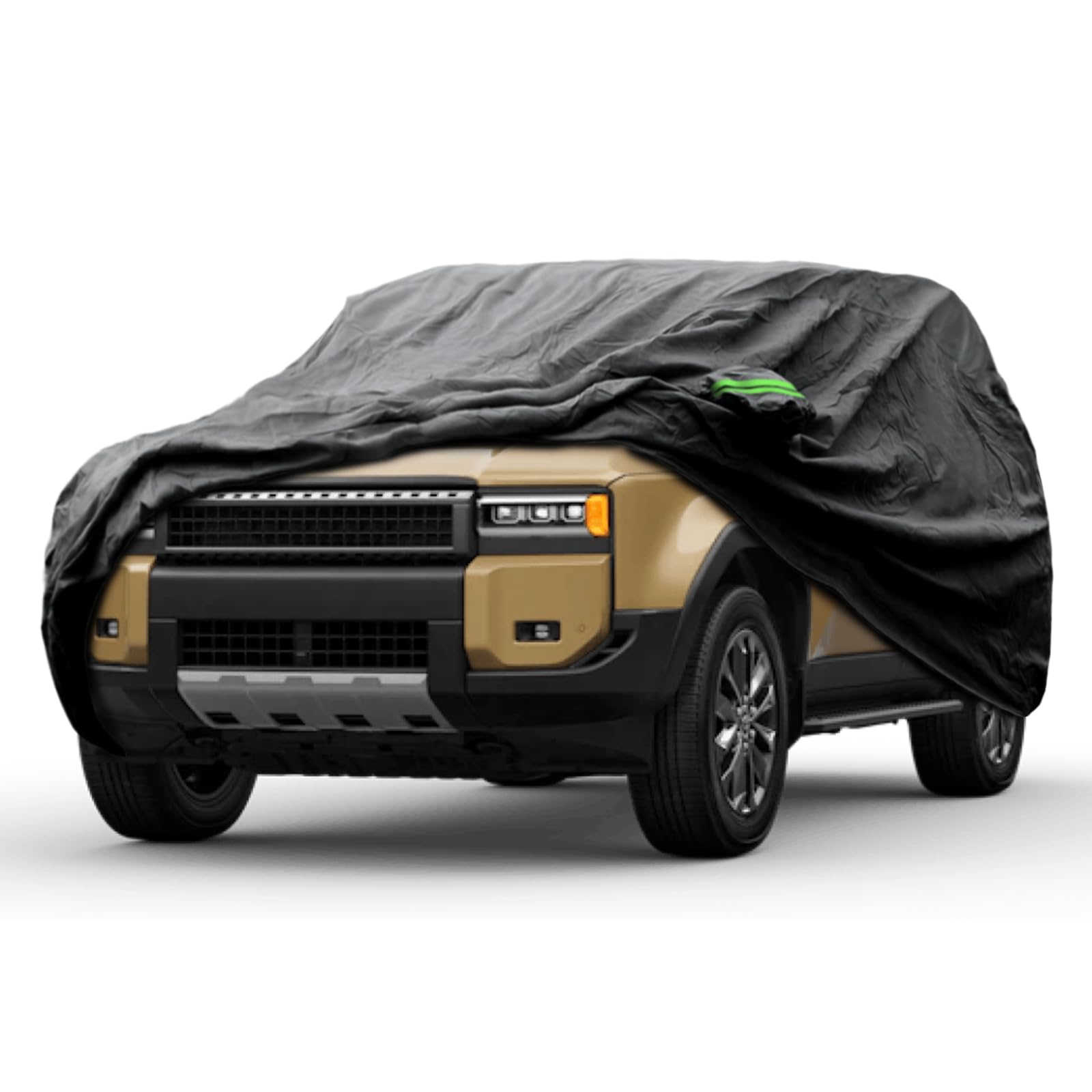 Proadsy 2025 Upgrade Car Cover Custom Fit For Toyota Land Cruiser 2008-2025, Waterproof All Weather For Automobiles, Full Exteri
