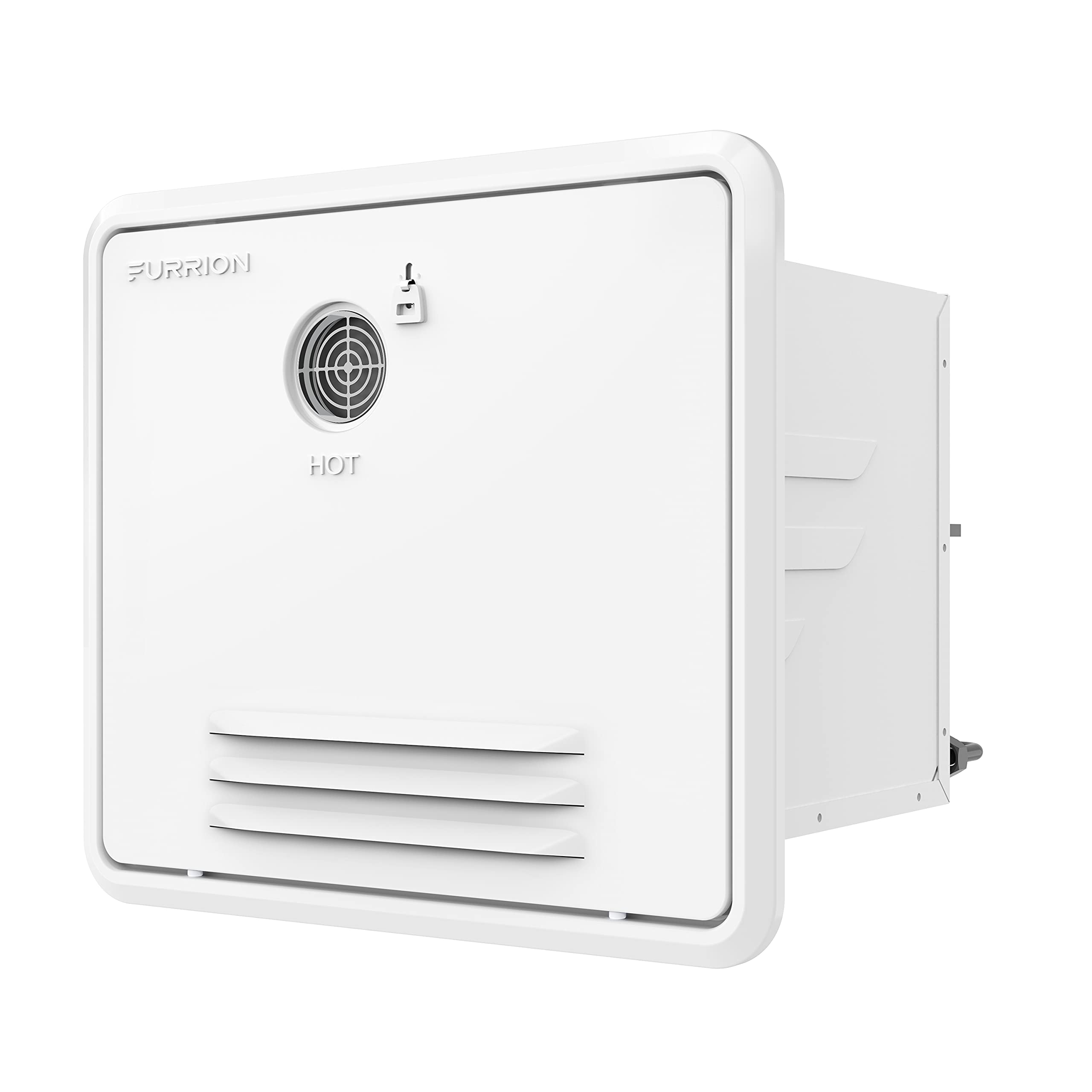 Furrion Rv Tankless Gas 60,000 Btu Water Heater - 18.11'' X 16.14'' White Door - 2.4 Gpm - Vortex Technology Steadies Temperatur