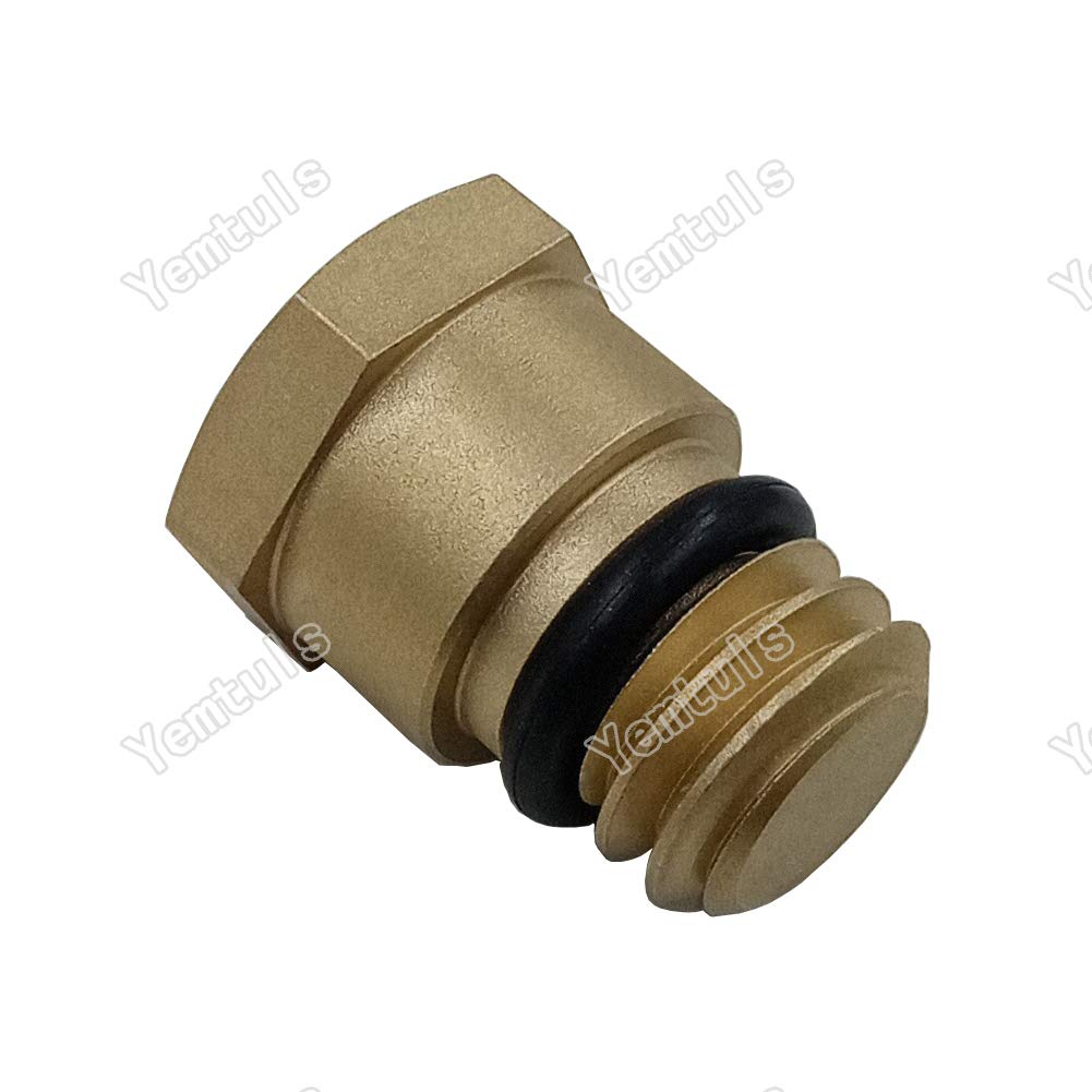 Yemtuls Replacement for HFCM Water Separator Drain Plug Upgrade Ford Powerstroke 6.0L Diesel 2003-2007,Pack of 1