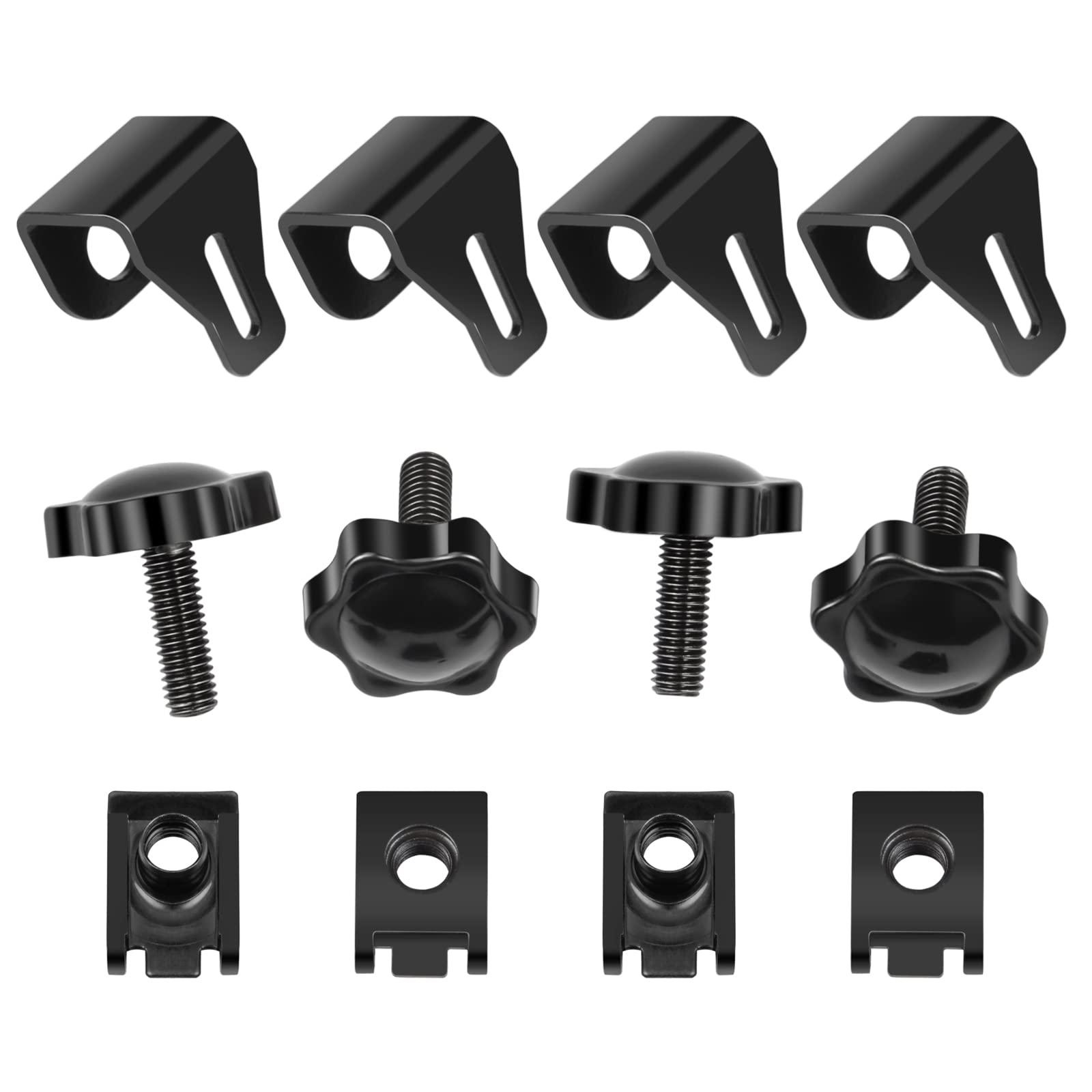 Amazicha Saddlebag Security System Theft Deterrent Bolts Saddle Bag Locks Mounting Screws Compatible For Harley Davidson Touring Road King Street Glide Electra Glide Road Glide 1993-2023