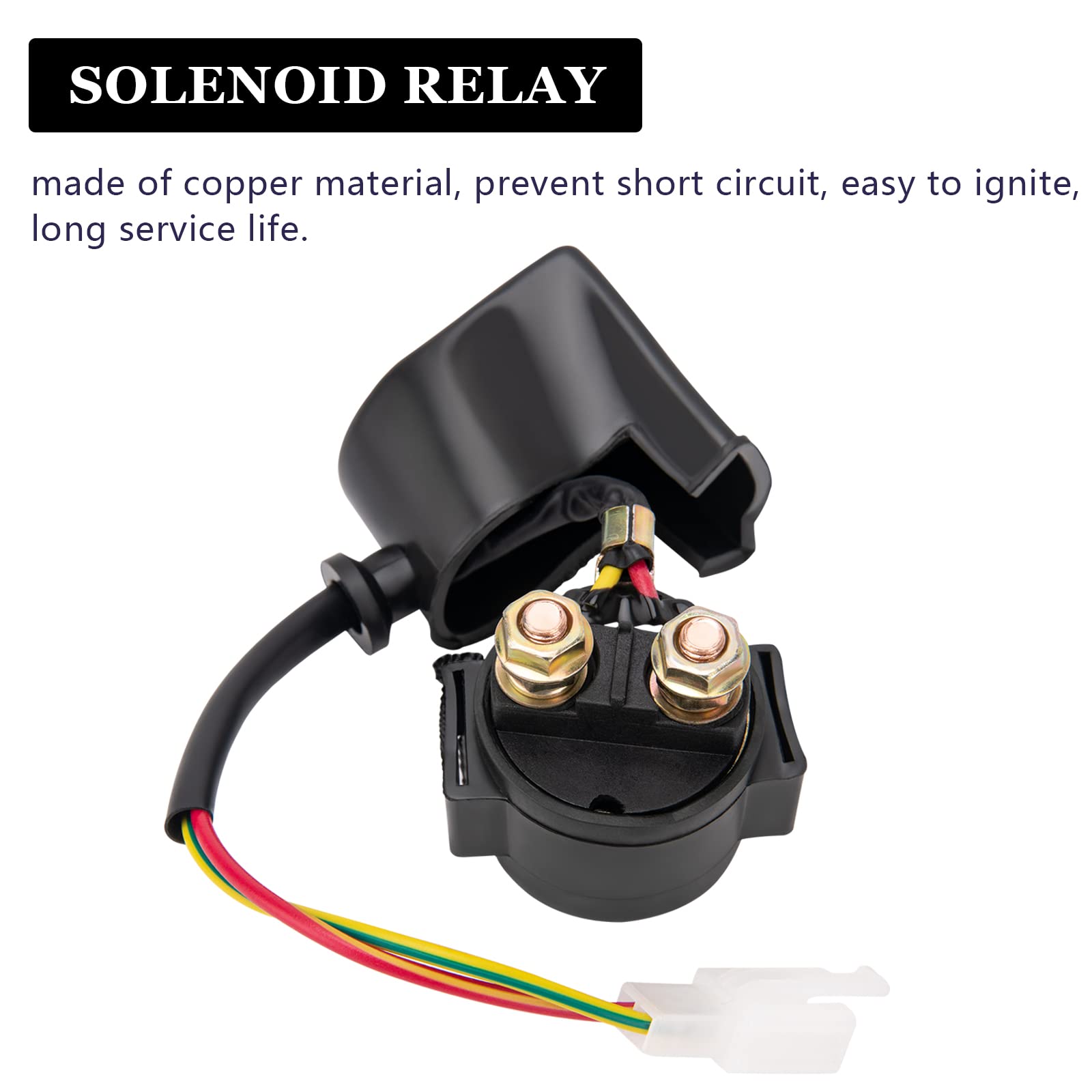 GDDGHS GY6 Ignition Coil Kit - 150cc/125cc/50cc ATV, 6 Pin AC CDI, Voltage Regulator, Rectifier, A7TC Spark Plug