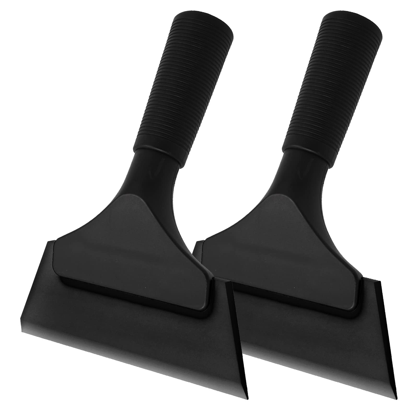 Ehdis Small Squeegee 5 Inch Rubber Window Tint Windshield Scraper For Car,Glass, Mirror, Shower, Door,Bathroom Cleaning (Black, 2)