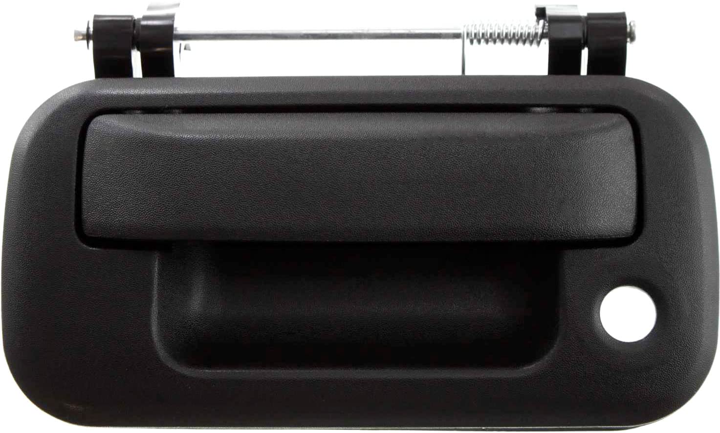 Evan Fischer Tailgate Handle Compatible with 2007-2010 Ford Explorer Sport Trac, Fits 2006-2008 Lincoln Mark LT Textured Black with Key Hole, For Models With Lock Provision FO1915111