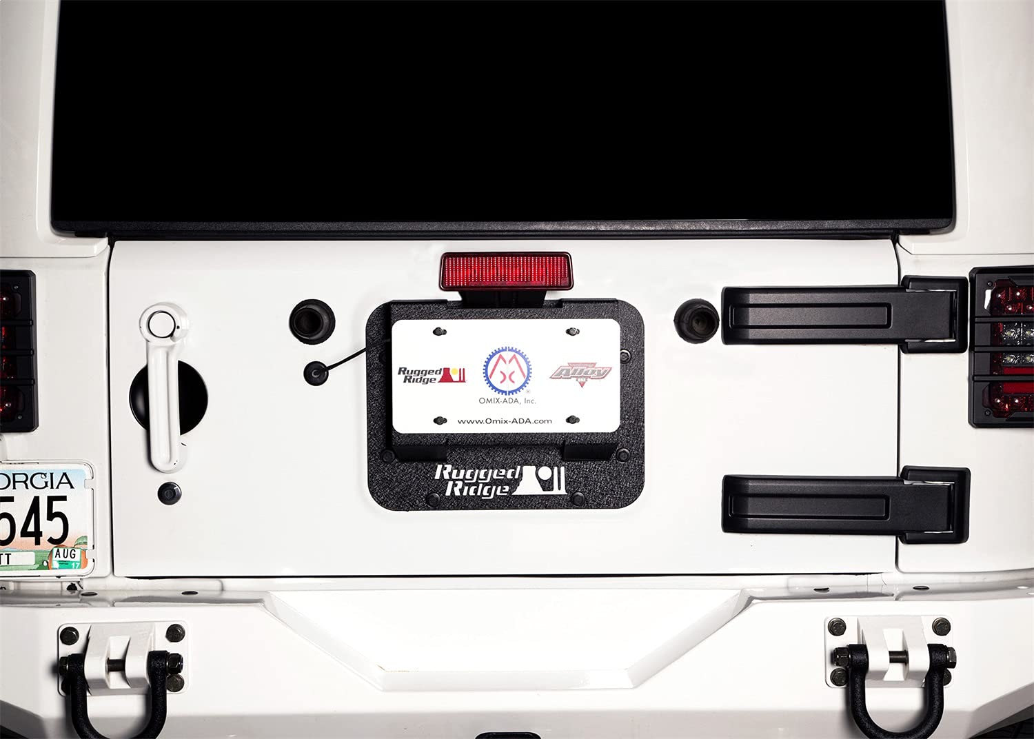 Rugged Ridge 11586.11 Tire Carrier Delete Plate Kit: 07-18 Jeep Wrangler Jk