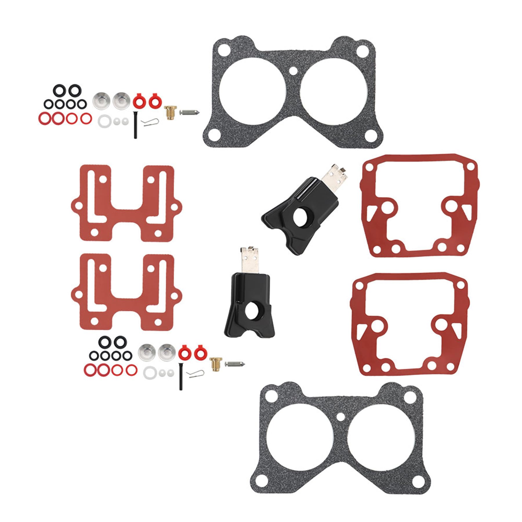 2 X Carburetor Carb Repair Kits Replacement For Johnson Evinrude V4 85 90 100 115 125 140 Hp 439076