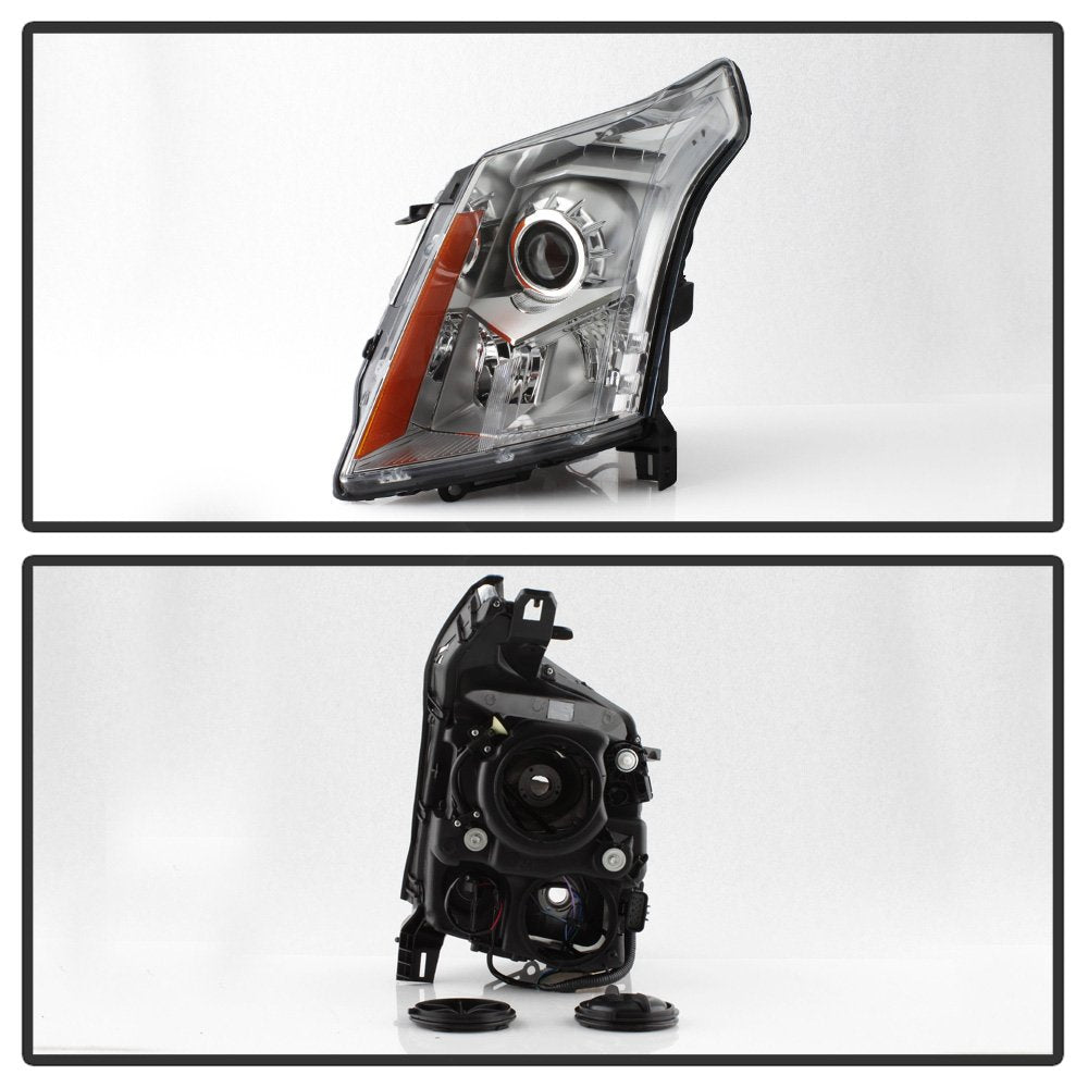 Acanii - For [Halogen Model Only] 2010-2016 Cadillac Srx Projector Headlights Headlamps Pair Driver & Passenger Side