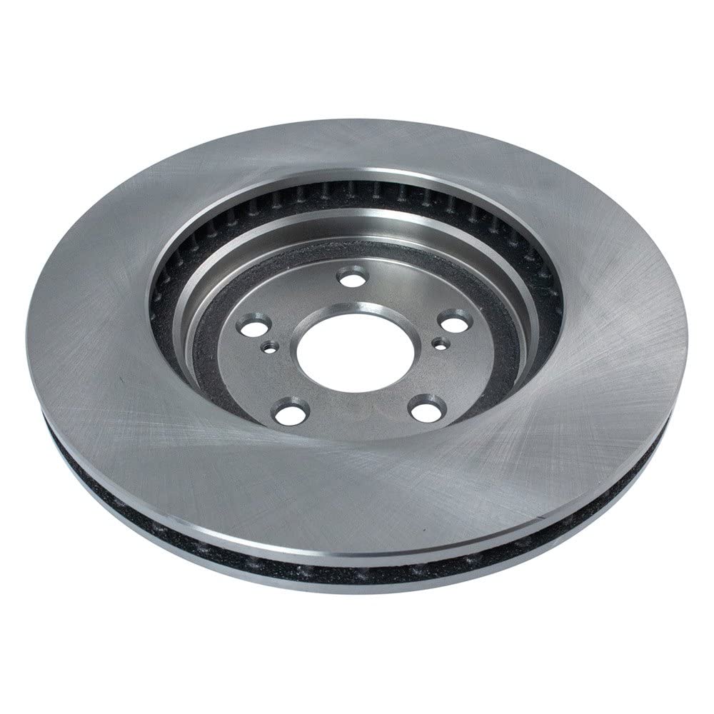 Trq Front Brake Rotors Set Vented Compatible With 2004-2006 Lexus Rx330 2007-2009 Rx350 2006-2008 Rx400H 2006-2007 Toyota Highla