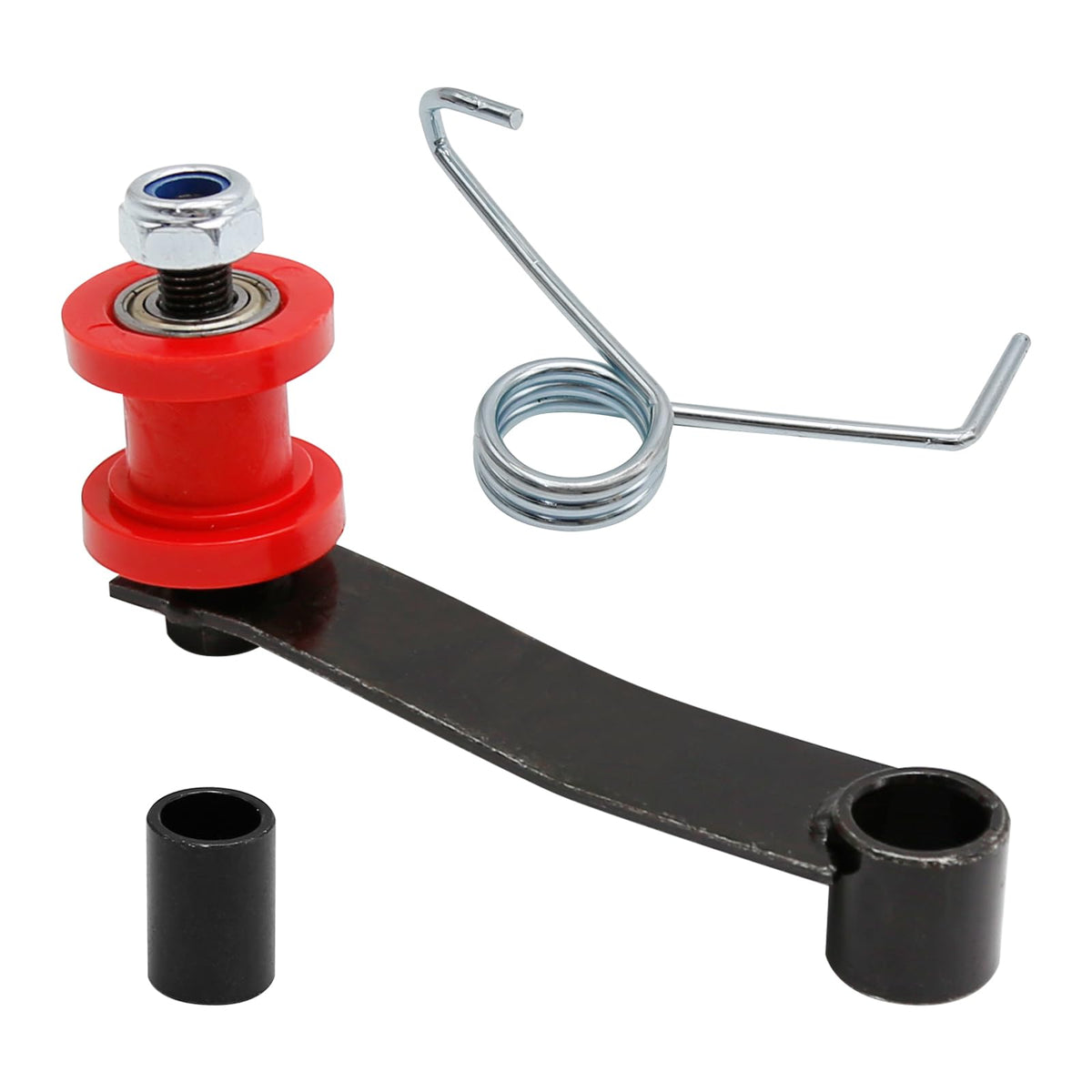 Syowada Chain Tensioner Replacement For Coolster Atv Go Kart 4 Wheeler 110Cc 125Cc 150Cc 200Cc 250Cc That Use 420 428 And 530 Chain Slider Tensioner Adjuster Roller Guide With Spring