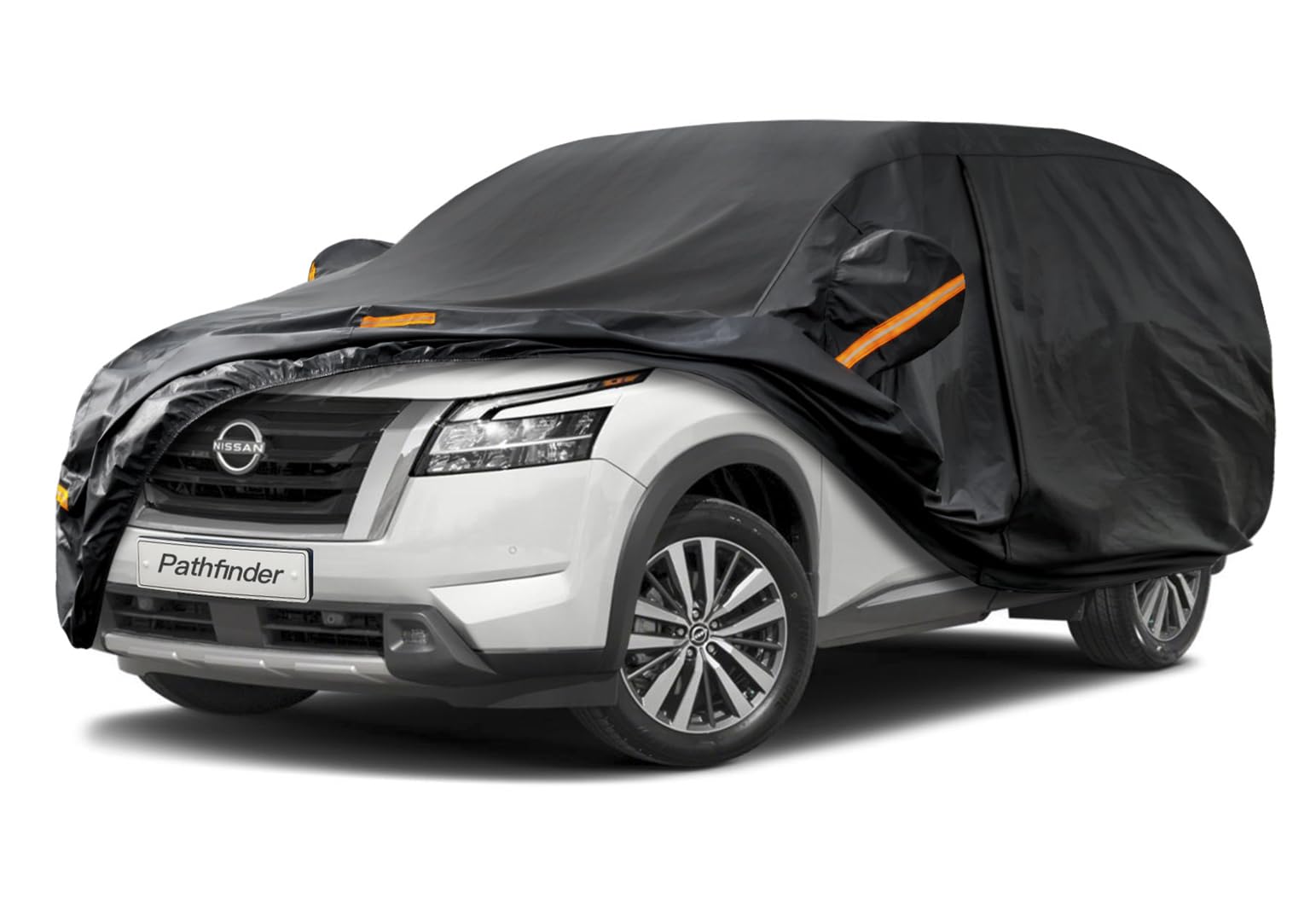 Kayme 7 Layers Suv Car Cover Custom Fit For Nissan Pathfinder (2005-2024) Waterproof All Weather For Automobiles, Outdoor Full C