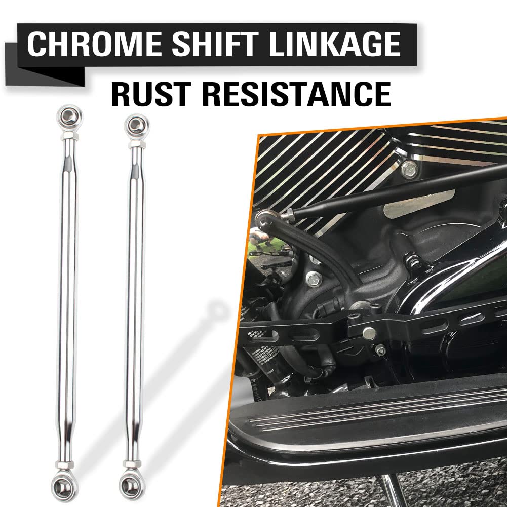GZYF Motorcycle Round Gear Shift Linkage for Harley Touring Electra Glide FLHT, Road King FLHR, Road Glide FLTR, Street Glide FL