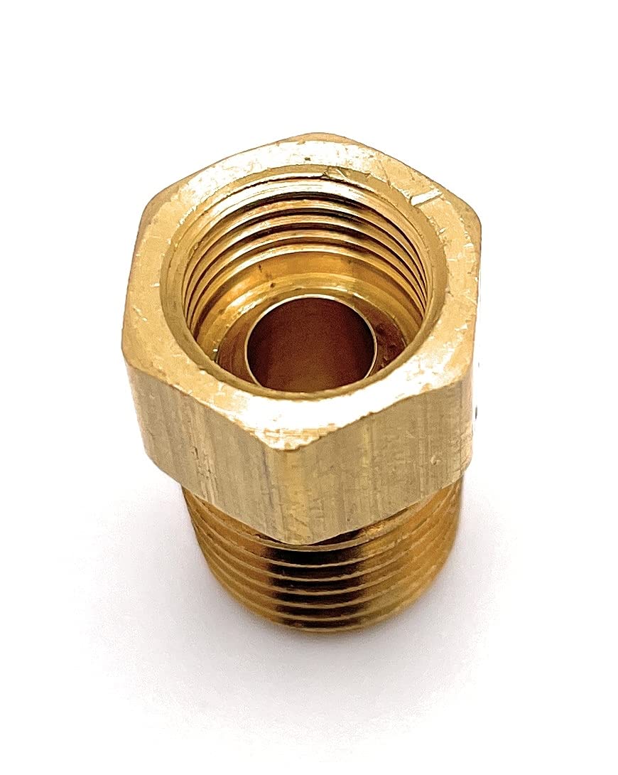 Marshall Excelsior Me2132P Inverted Flare Adapter - 1/4'' Mnpt X 1/4'' Female Flare Plug