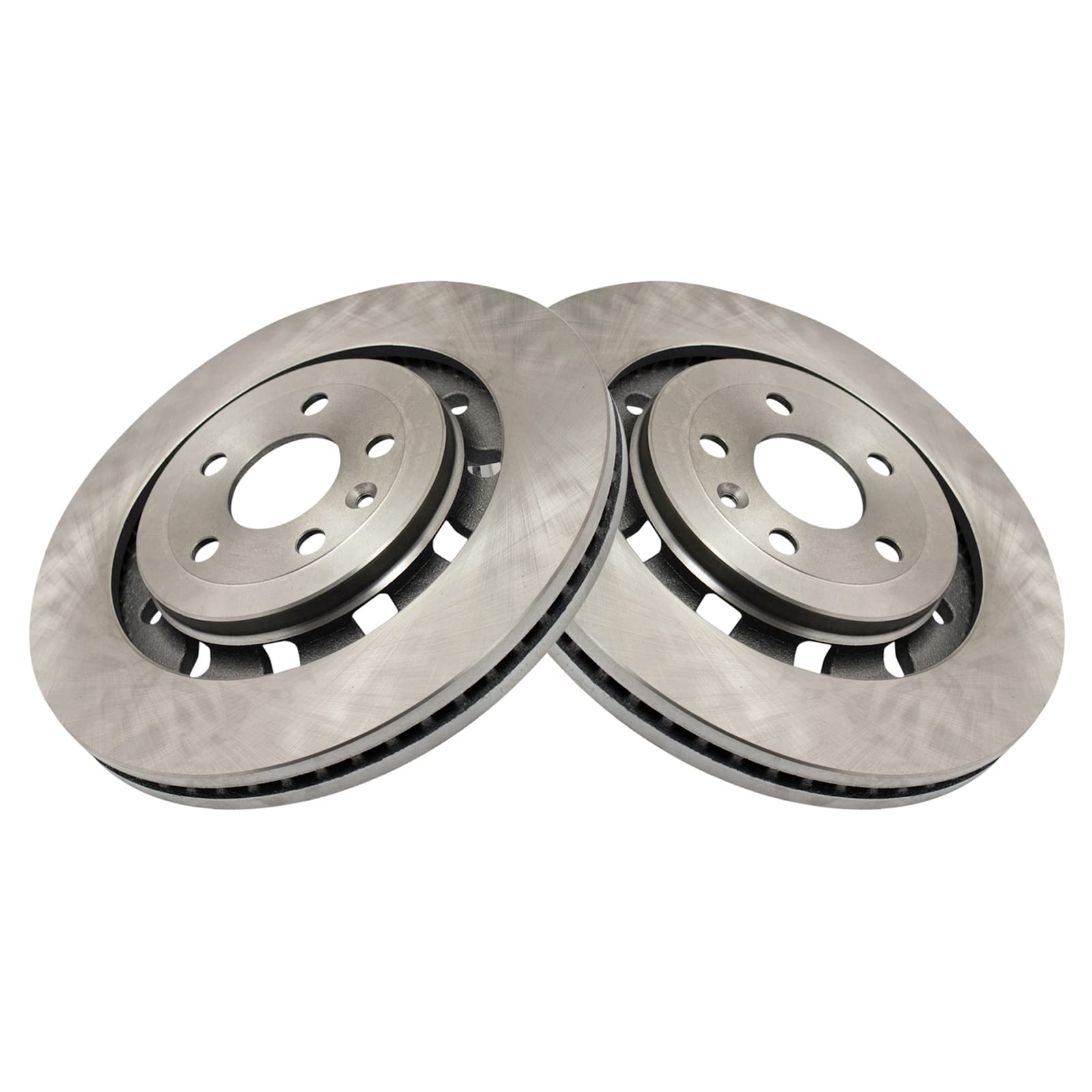 Trq Front Brake Pad & Rotor Kit Semi-Metallic Compatible With 2015-2019 Ford Explorer 2012 Lincoln Mks 2013-2019 Mkt