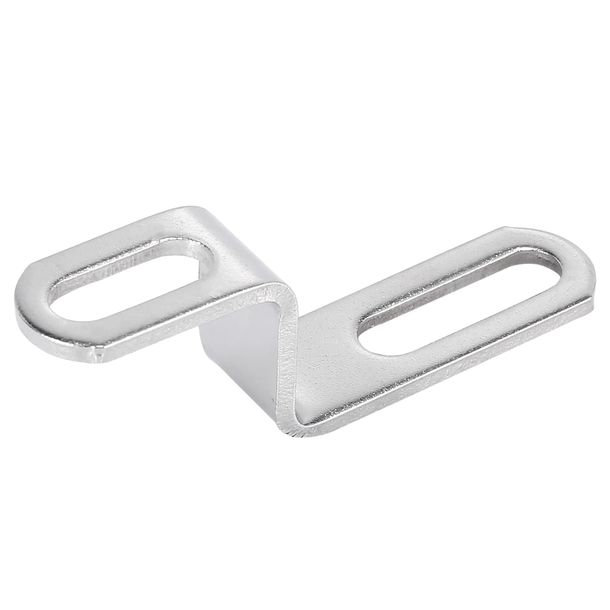Motoforti 20Mm 30Mm 0.8' 1.18' Motorcycle Exhaust Pipe Bracket Z Shape Muffler Mounting Clamp Stainless Steel Silver Tone