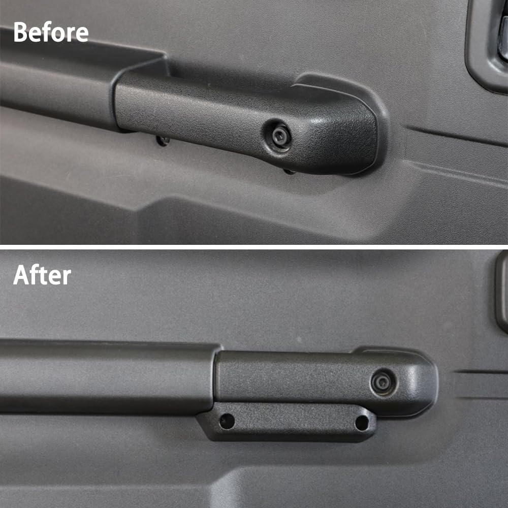 Junleli Door Handle Storage Box Grab Tray Phone Holder Organizer Container For Suzuki Jimny 2019 2020 2021 2022 2023 Black Car Interior Accessories