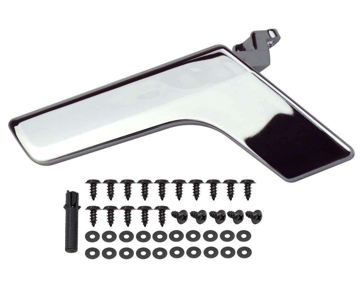 Left Side Chrome Inside Interior Door Handle Repair Kit for Mercedes W204 X204 W204 C-Class (Sedan & Wagon) 2008, 2009, 2010, 2011, 2012, 2013, 2014