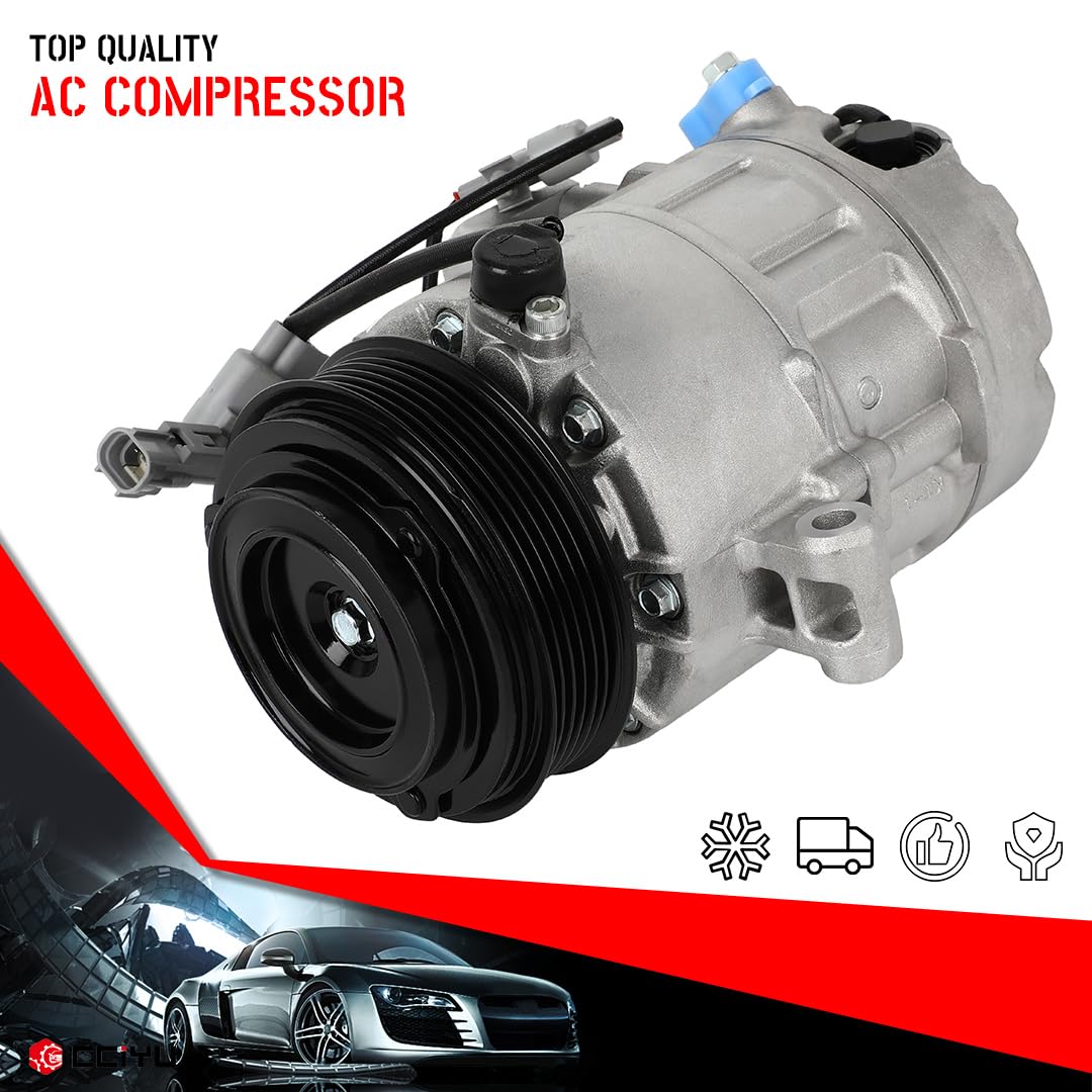 CCIYU A/C Compressor with Clutch A/C Air Compressor for Car 2001-2003 for Lexus LS430 4.3L Air Conditioning Compressor for 88320