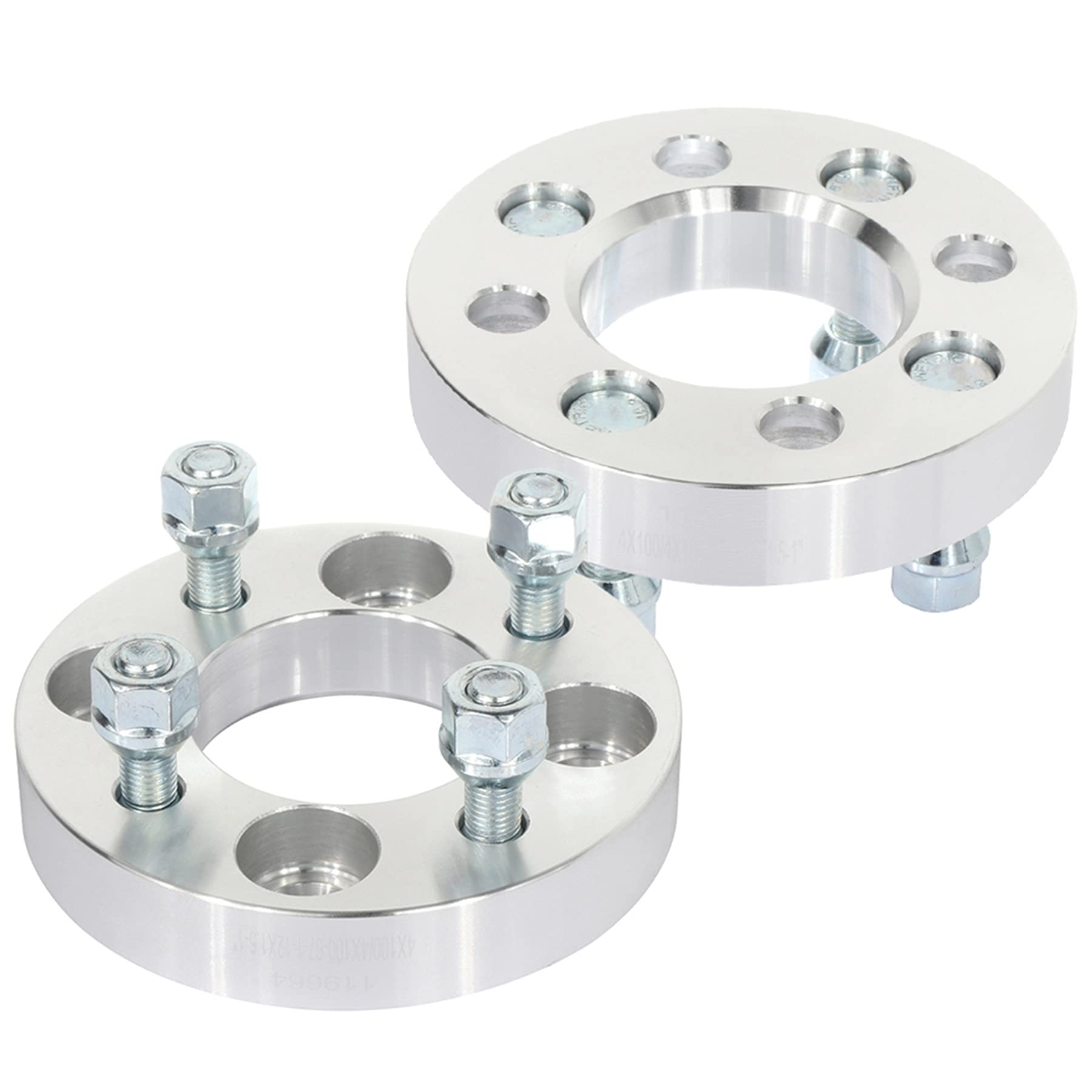 Scitoo 2X 1 Inch Wheel Spacers Adapters 4 Lug 4X100Mm To 4X100Mm With 12X1.5 Studs 67.1Mm Compatible With For Cobalt For Neon Fo