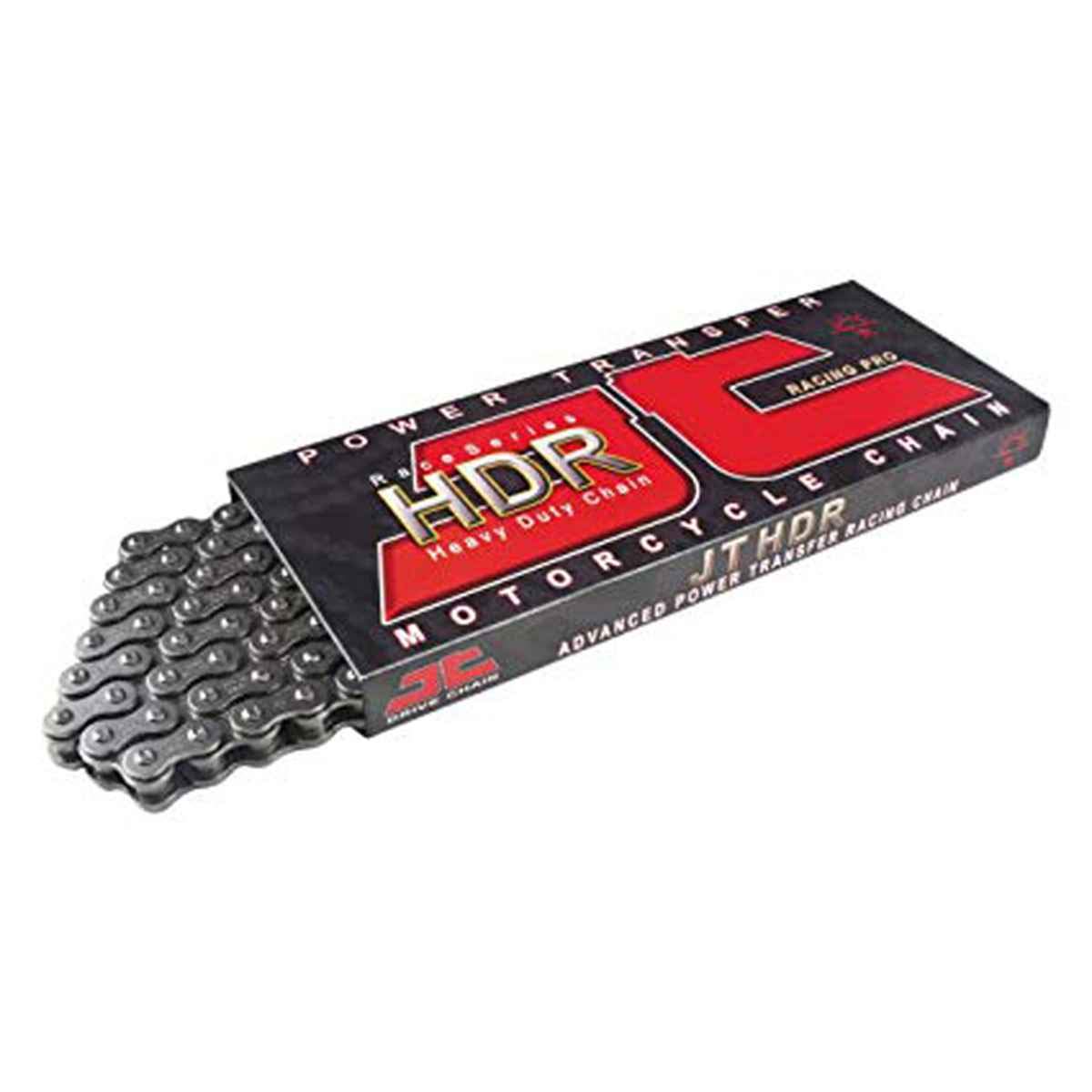 JT Chain JTC420HDR134SL (420 Series) Black Steel 134 Link Heavy Duty Non O-Ring Chain with Connecting Link