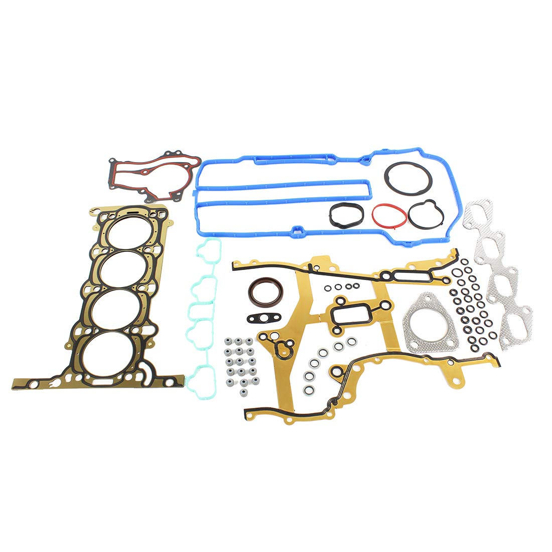 DNJ HGS343 MLS Cylinder Head Gasket Set for 2011-2019 Chevrolet Cruze/Buick Encore/Chevy Trax/Chevy Sonic/Chevy Volt/Cadillac ELR 1.4L 1364cc 83cid L4 DOHC (1.4L No Bolts)