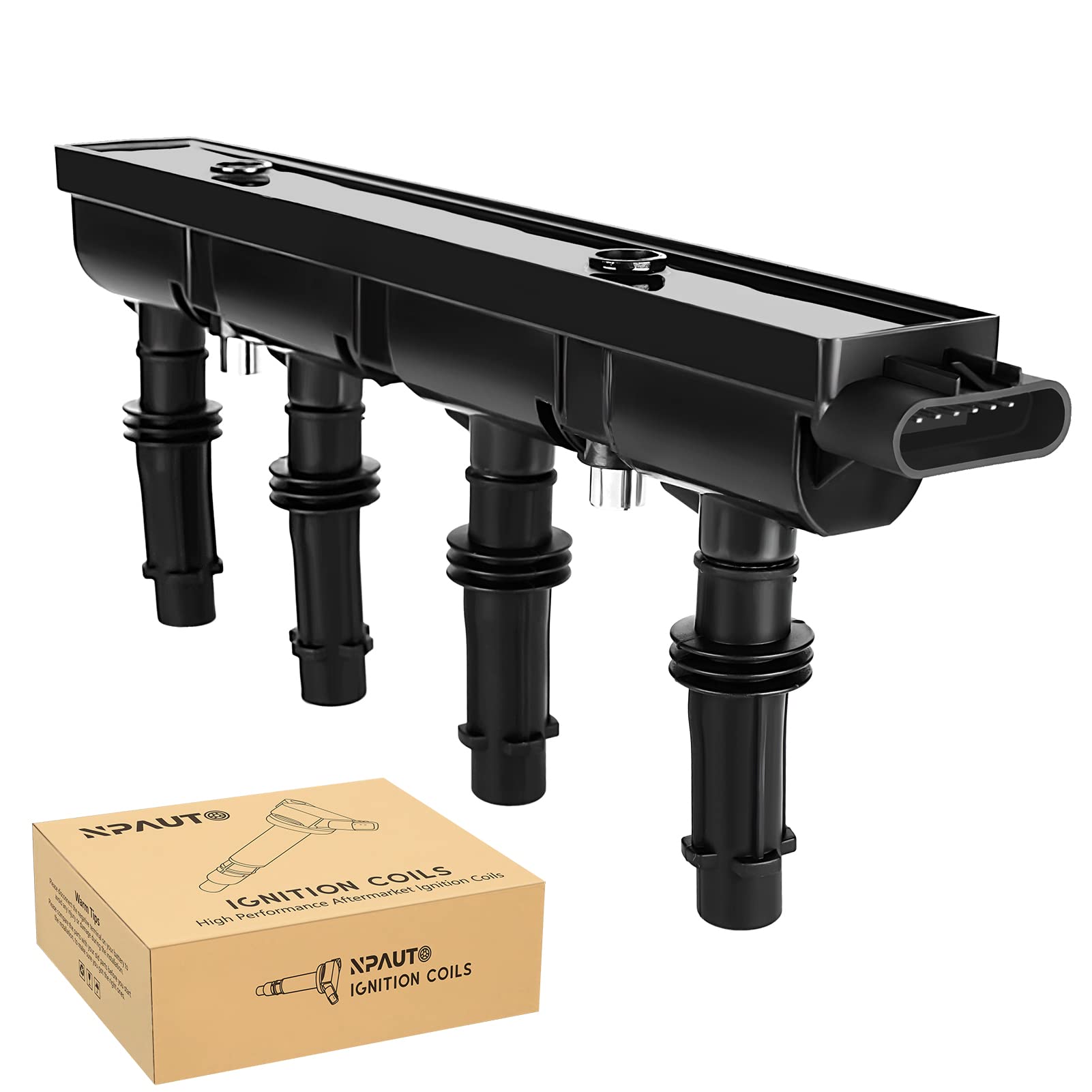 Ignition Coil Pack Compatible With L4 1.4L Turbo 2011 2012 2013 2014 2015 2016 Chevy Cruze, 2013-2020 Buick Encore, 2012-20 Sonic, 2014-20 Trax, 2011-2015 Volt, 2014-16 Cadillac Elr 1.4, D521C Uf669