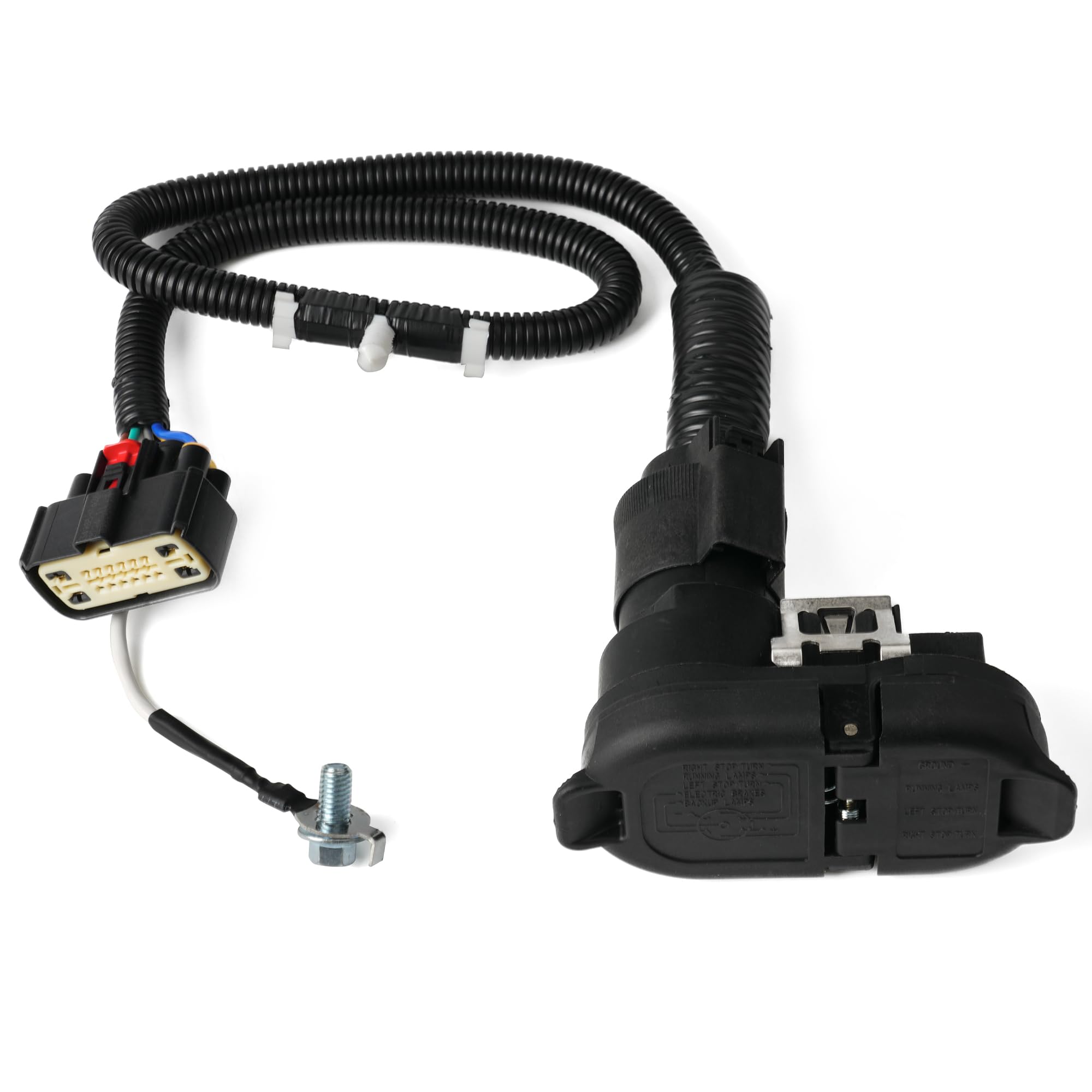 Camotokiit Trailer Hitch Tow Wiring Connector Harness Installation Kit for Ford F-150 King Ranch Lariat 2009-2014 9L3Z-15A416-A