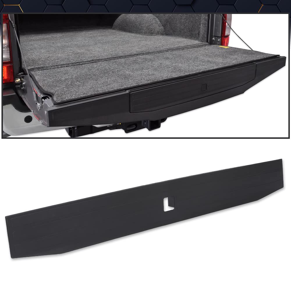 Pit66 Complete Tailgate Cap Molding Compatible With 2017-2020 Ford Super Duty F250 F350 Hc3Z-9941018-Ac, Hc3Z-1540602-Aa, Hc3Z-9