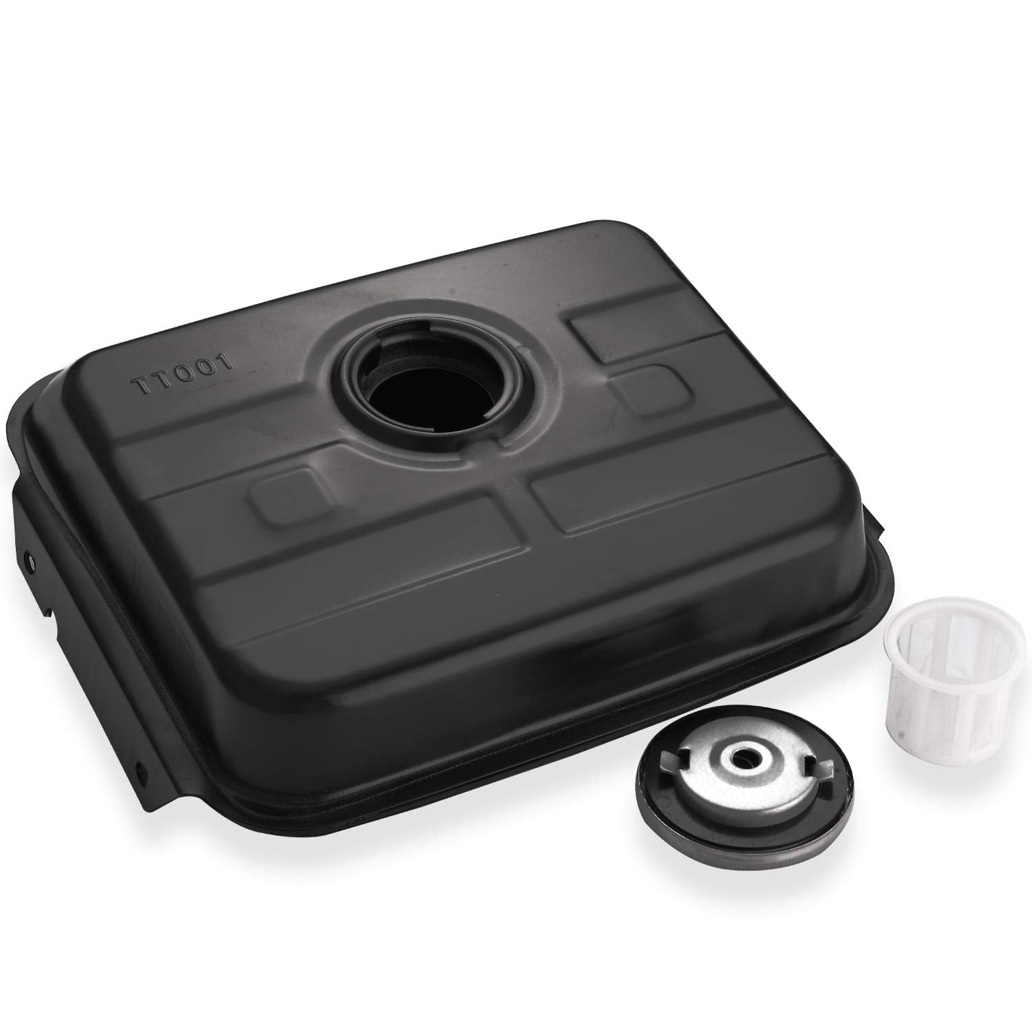 Cleo Gas Tank, Metal Fuel Tank With Fuel Gas Cap For Go Kart Atv 125-250Cc,Fits Taotao Go Kart And 4 Wheel Atv