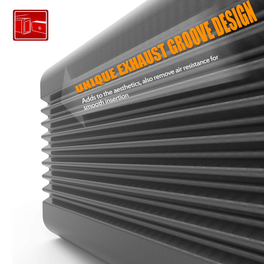 Mictuning 2-1/2 Inch Class V To 2 Inch Class Iii And Iv Trailer Hitch Receiver Adapter Reducer 2.5 Inches To 2 Inches Sleeve Convertor