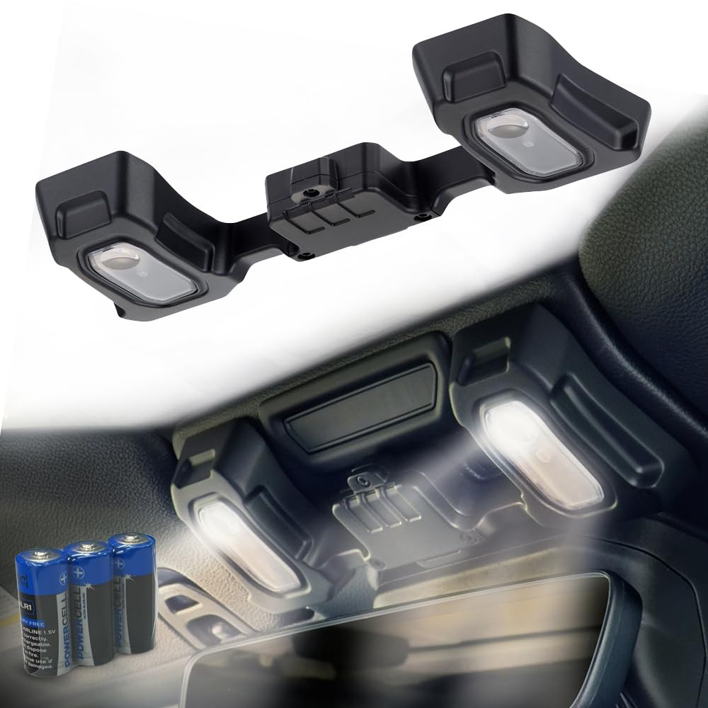 AZUTO Jeep Front Seat LED Light Map Light Interior Front Light for 2018-2024 Jeep Wrangler (JL) / Gladiator (JT) MHG-043