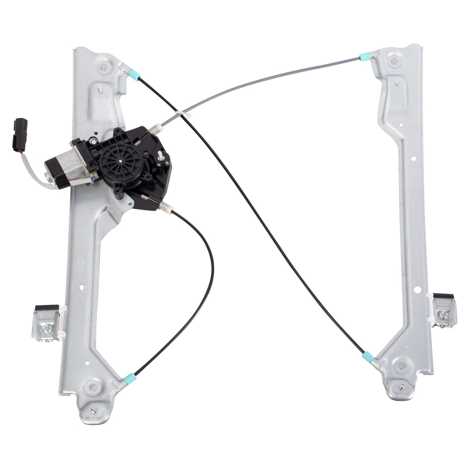 Trq Front Right Power Window Motor & Regulator Compatible With 14-19 Silverado Gmc Sierra