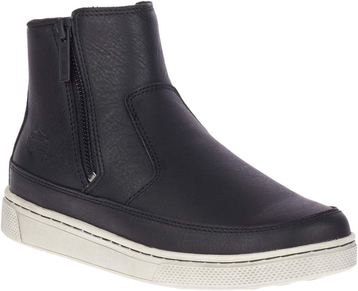 HARLEY-DAVIDSON FOOTWEAR Women's Silvana Motorcycle Boot, Black, 9