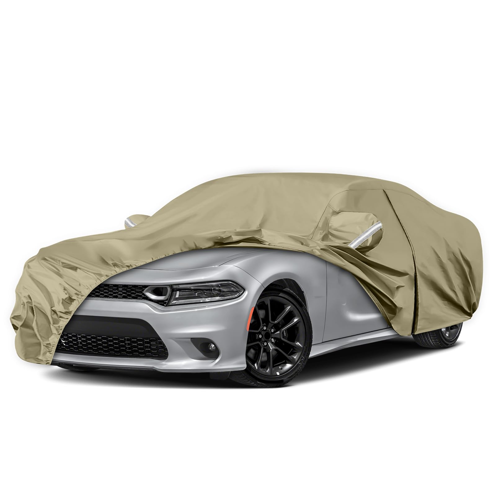Waterproof Car Covers Replace for 2006-2025 Dodge Charger/Chrysler 300 300C, Multilayer Heavy Duty with Cotton Liner All Weather