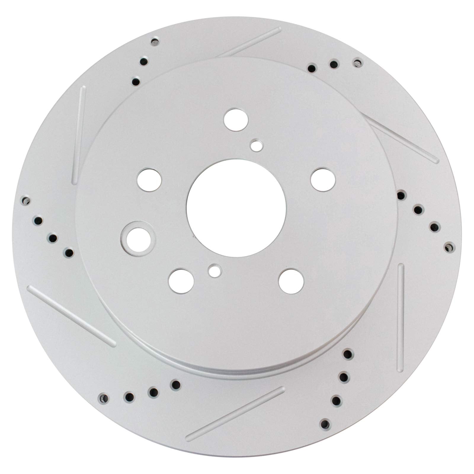 Trq Rear Performance Brake Rotor Drilled Slotted Pair Set For 2006 Gs300 / 2007-2011 Gs350 / 2006-2007 Gs430 / 2007-2011 Gs450H