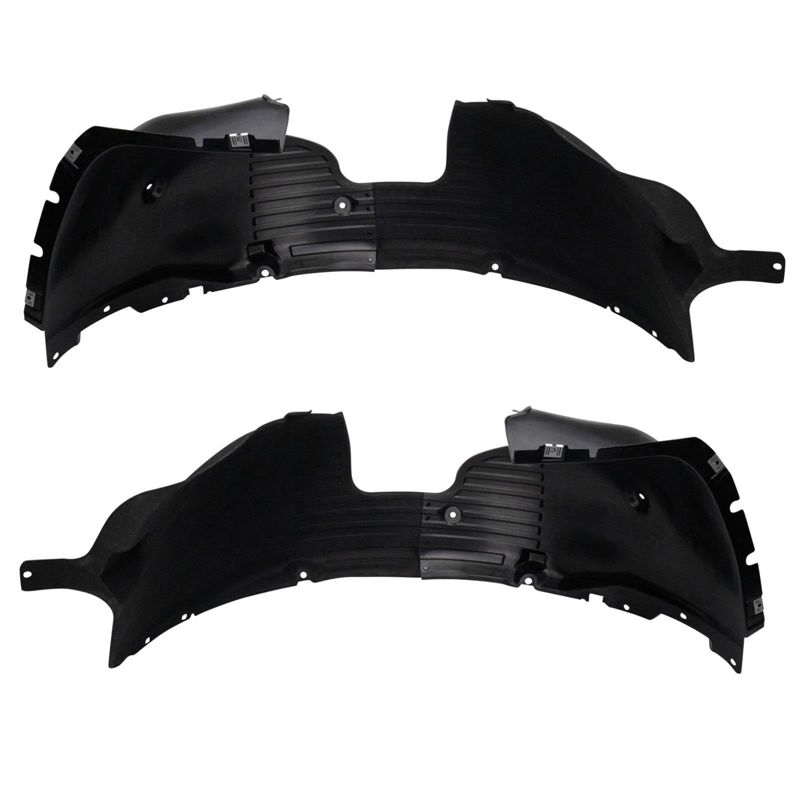 Trq Inner Fender Liner Set Compatible With 2018-2019 Hyundai Sonata Hy1248179 Hy1249179