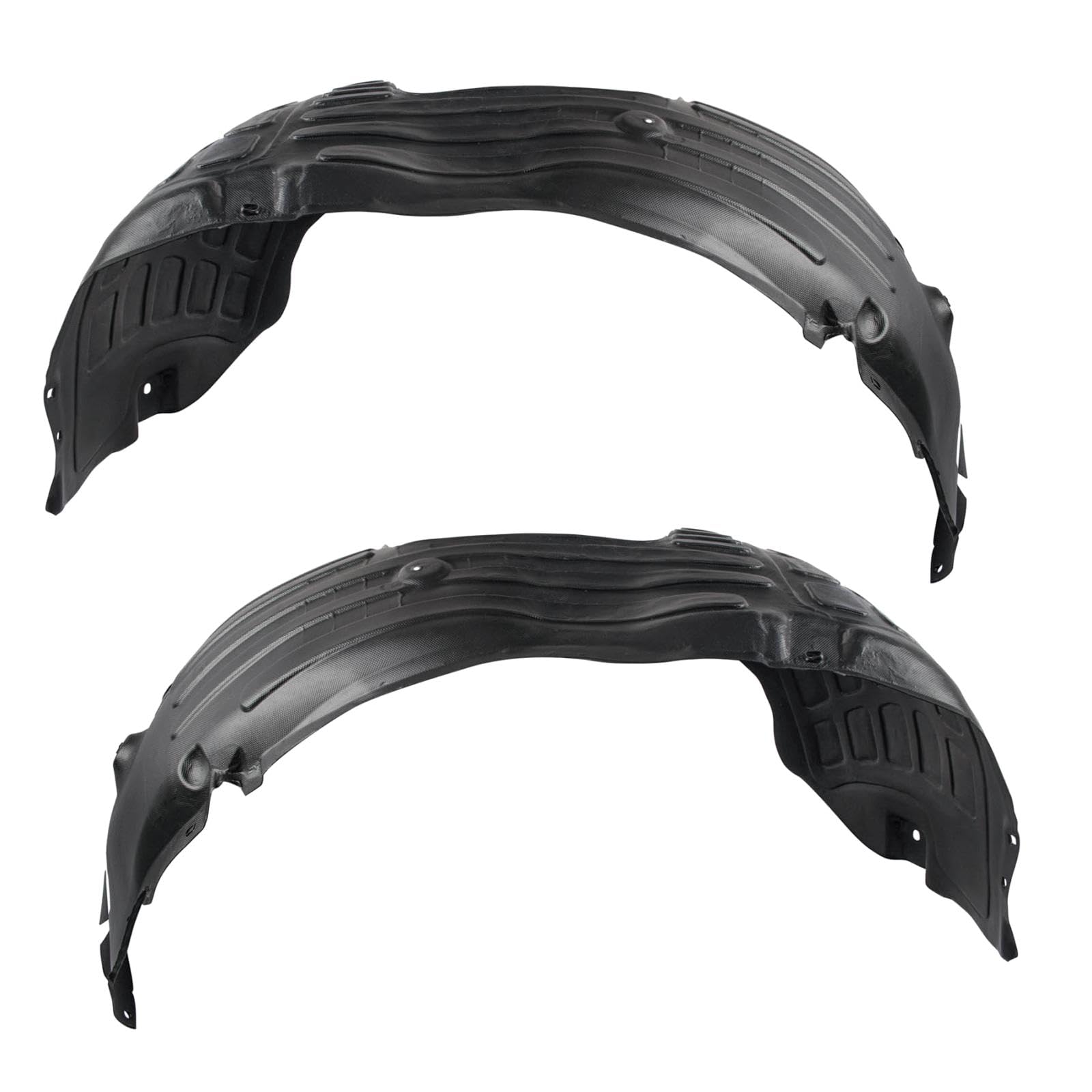 Trq Front Inner Fender Liner Set Compatible With 2016-2018 Kia Optima Ki1248151 Ki1249151
