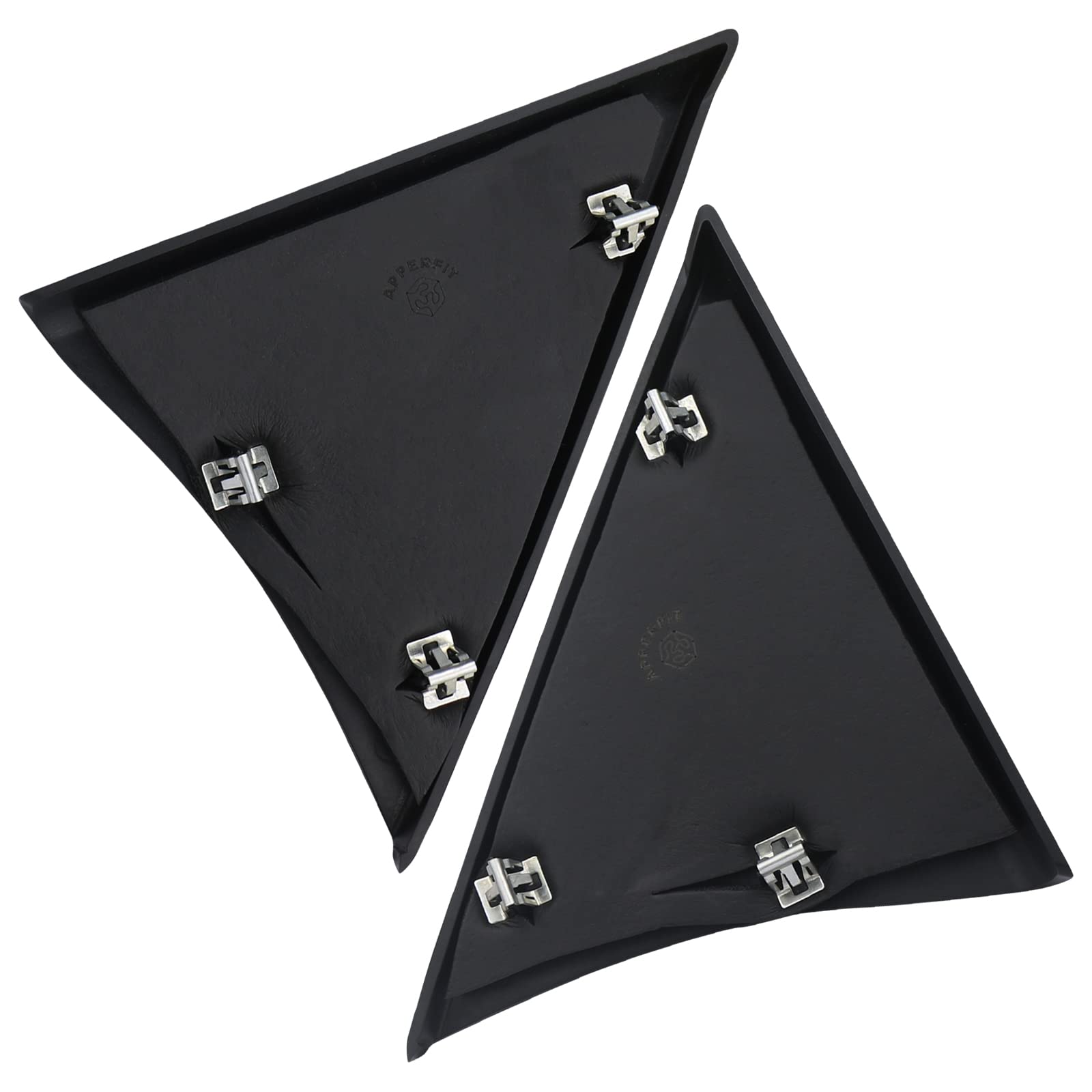 Apperfit Front Door Upper Trim Panel Triangle Cover Compatible With 2007-2013 Chevrolet Chevy Avalanche Silverado Suburban Tahoe, Gmc Sierra Yukon Replaces 25857289 25857294