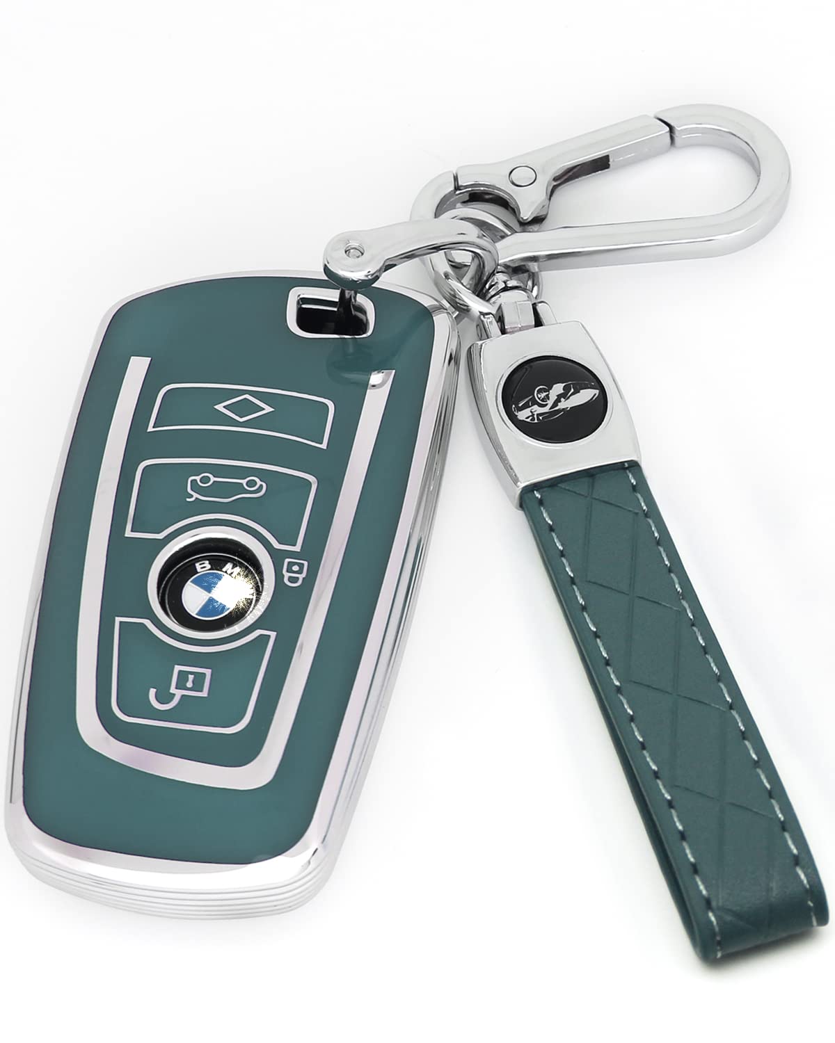 Haoyoumei Suitable For Bmw Key.Advanced Soft Tpu Key Case Is Compatible With 1 X1 X3 2 X4 4 X5 5 X6 M5 M6 6 F20 3 Gt3 Gt5 Key 36