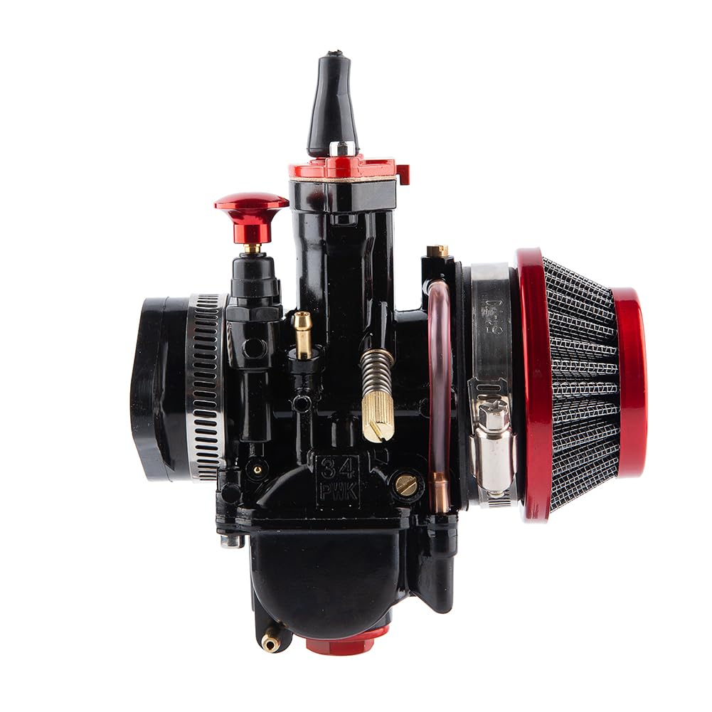 Pwk Carburetor 34Mm Racing Carb 125Cc To 250Cc 2T 4T Engine Carburetor Kits For Dirt Bike Motocross Motorcycle Scooter Atv Quad