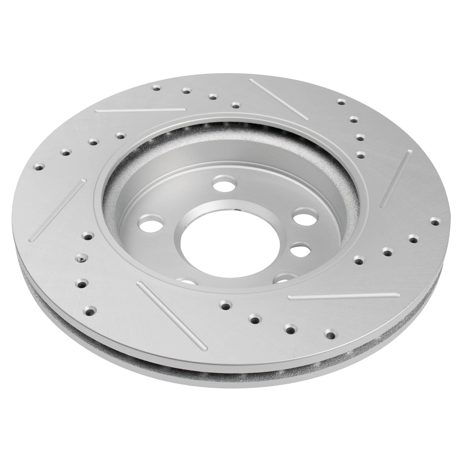 Trq Front Performance Brake Rotors Set Premium G-Coated Compatible With 2014-2024 Mini Cooper
