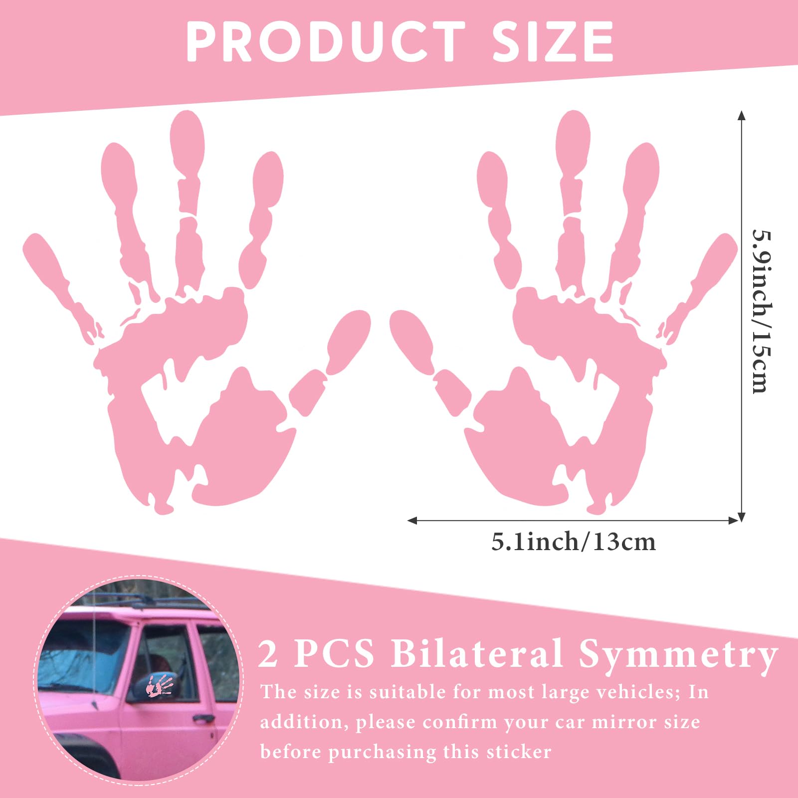 Sabary 2 Pcs Wave Stickers Wave Sign Decal Compatible With Suv Off Road Vehicle For Automobile Hand Stickers Car Decoration For