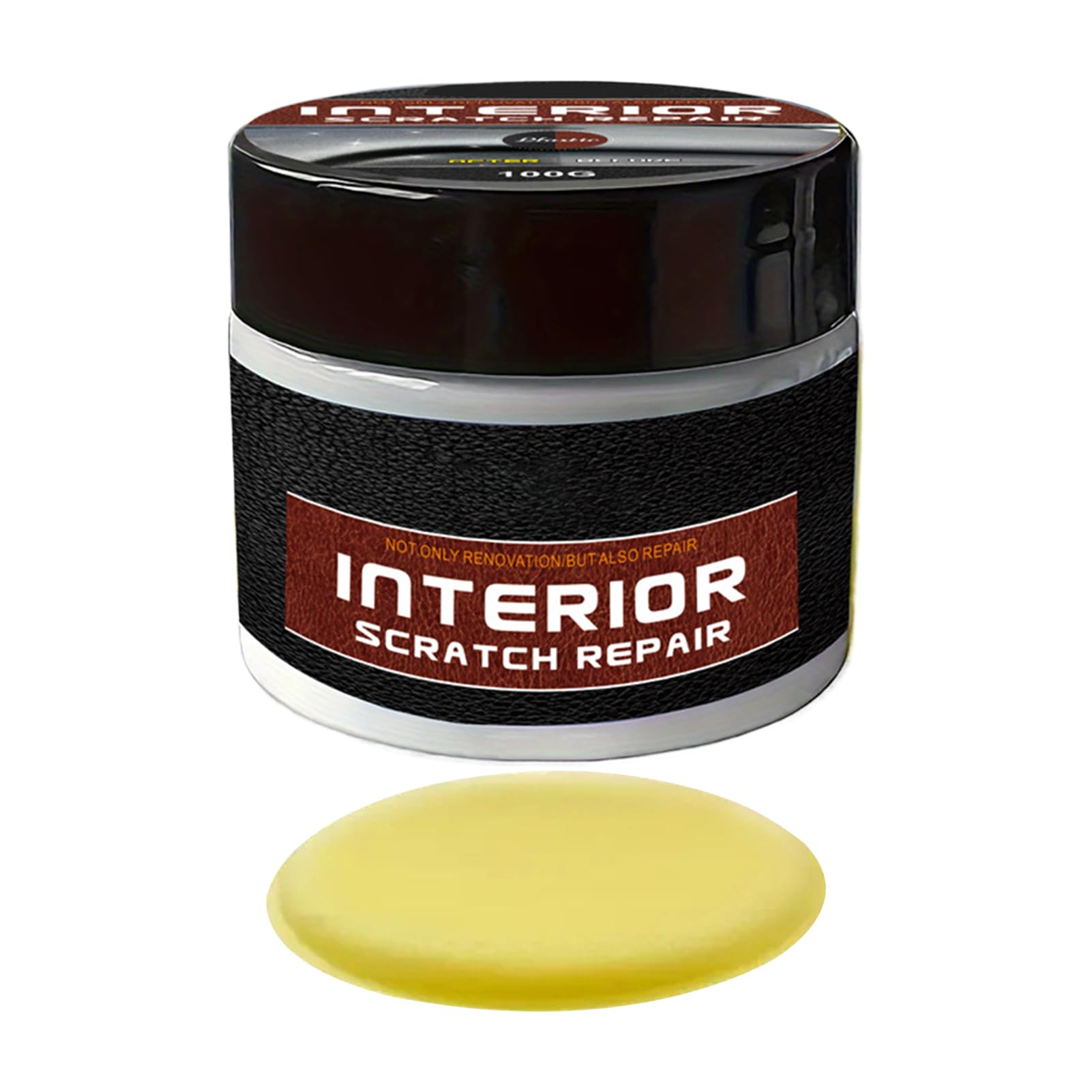 Car Interior Scratch Remover, Multipurpose Dashboard Scratch Repair Kit, Vehicle Parts Restorer, Car Parts Refurbish Wax for Min